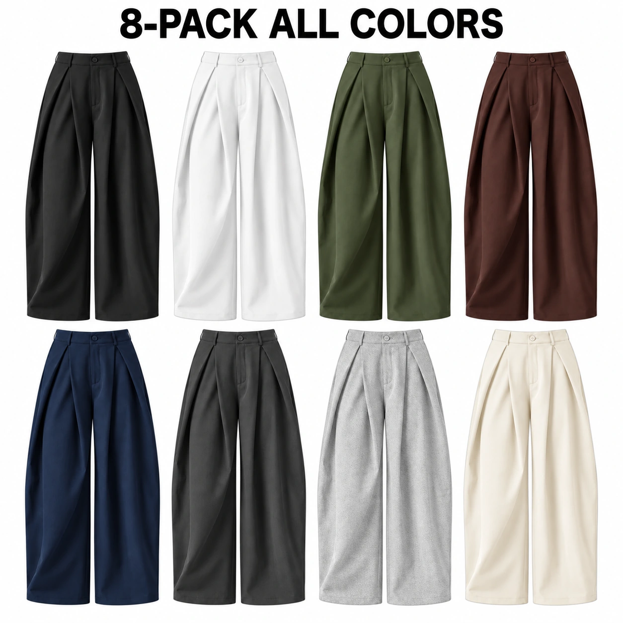 8-Pack All Colors pants option