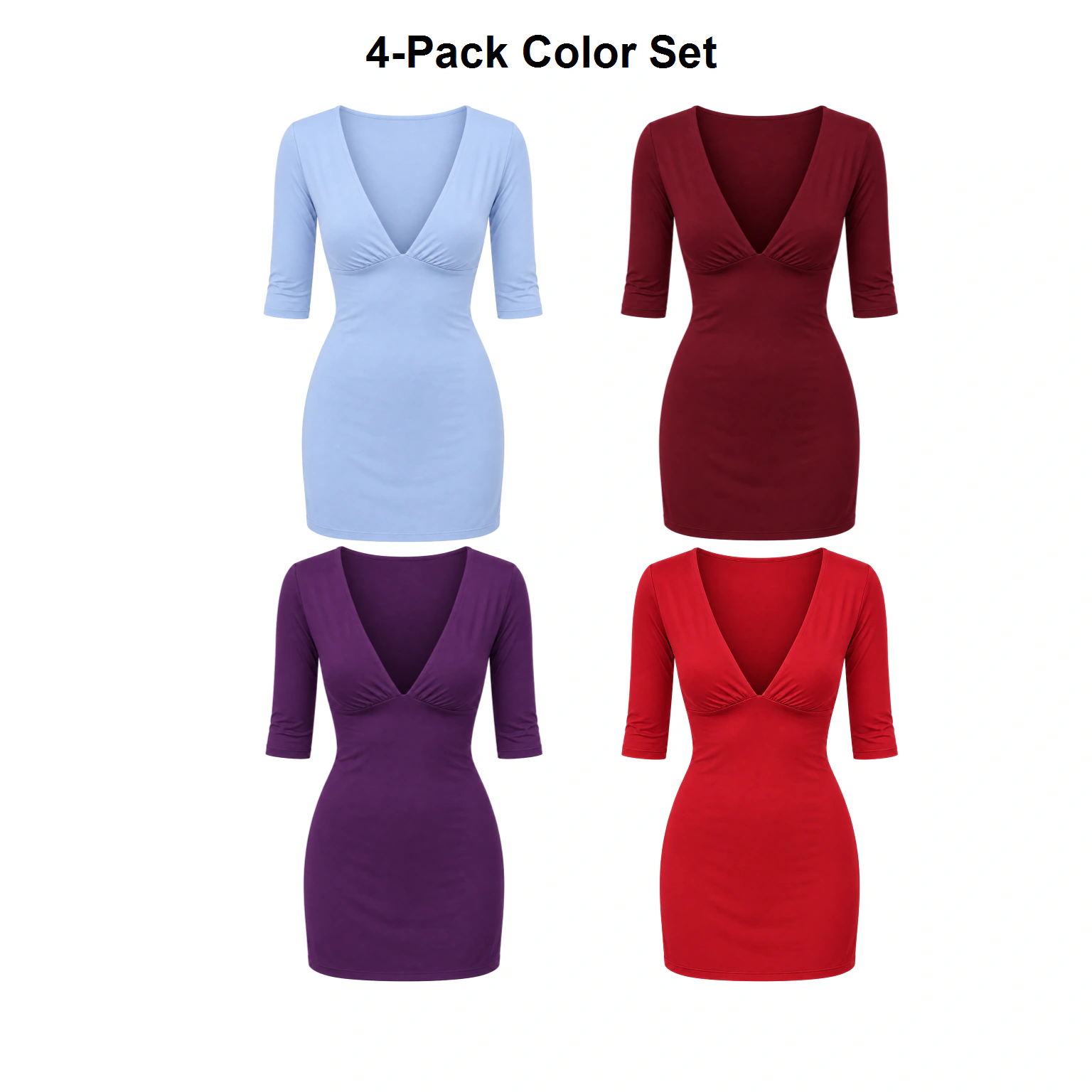 4-Pack Color Set dress option