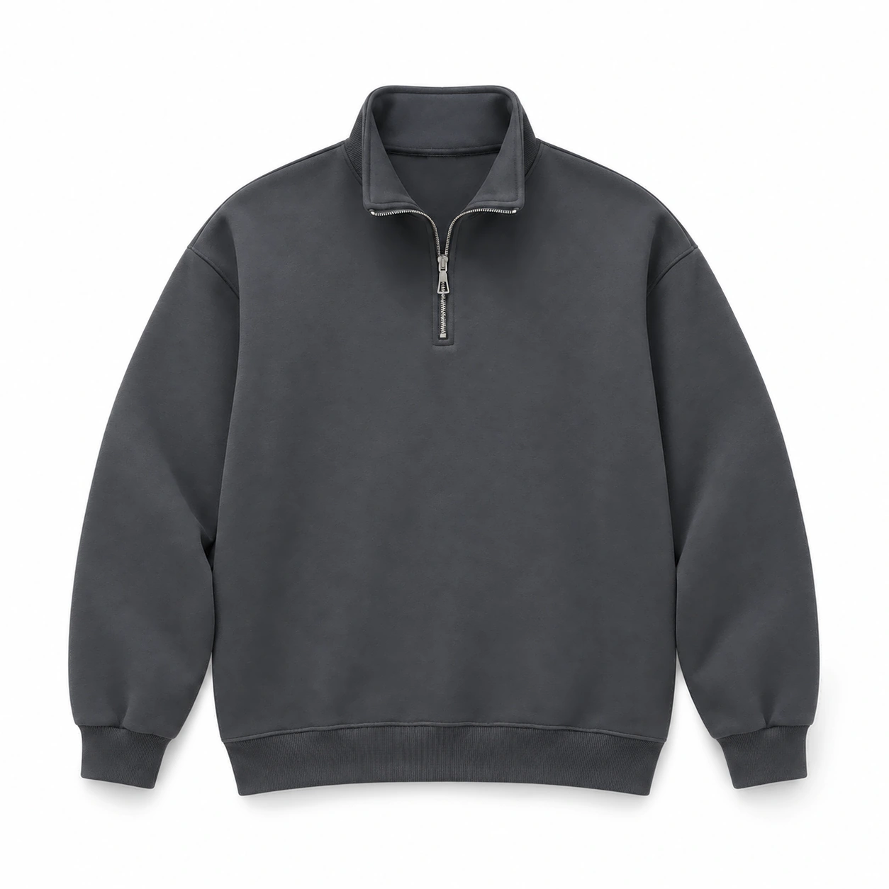 Dark Gray half-zip sweatshirt option