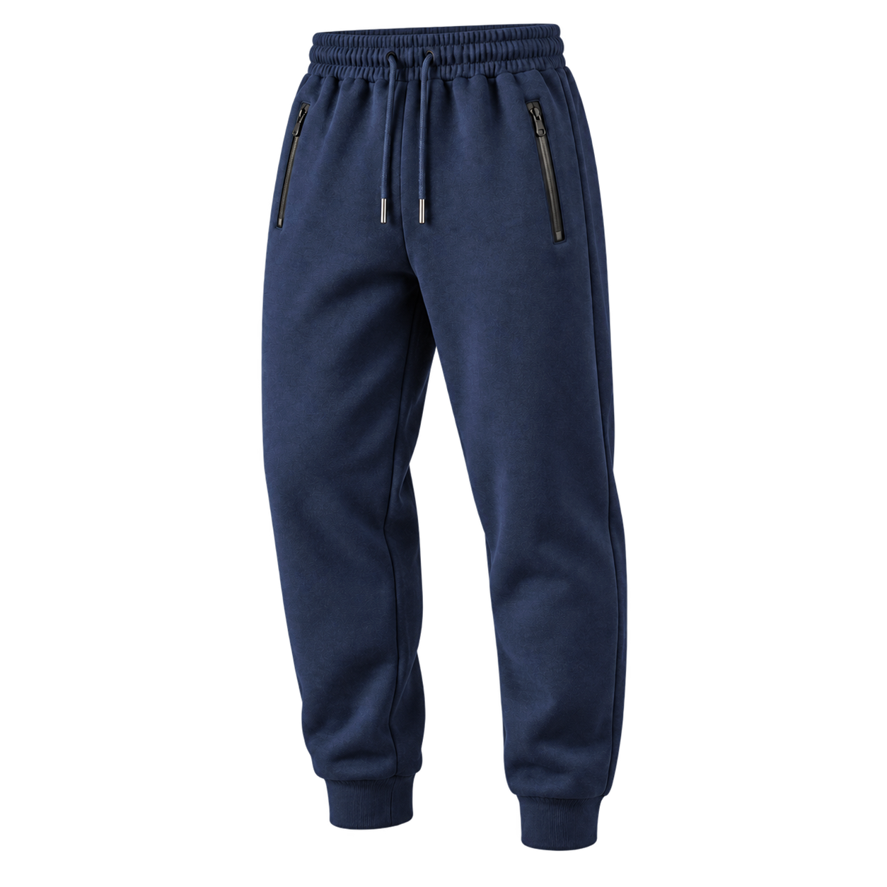 Navy men's polar fleece jogger pants