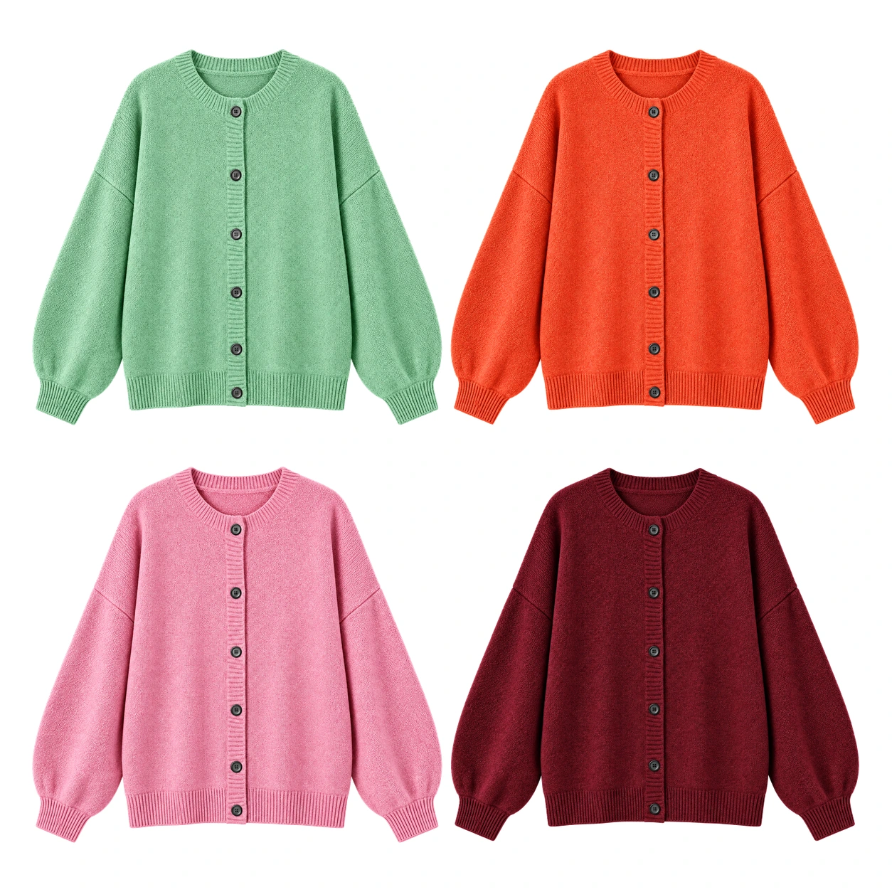 4-Pack Bright Mix cardigan option