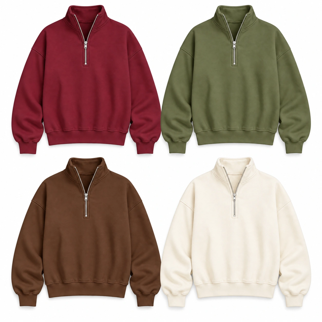 4-Pack Rich Tones sweatshirt option