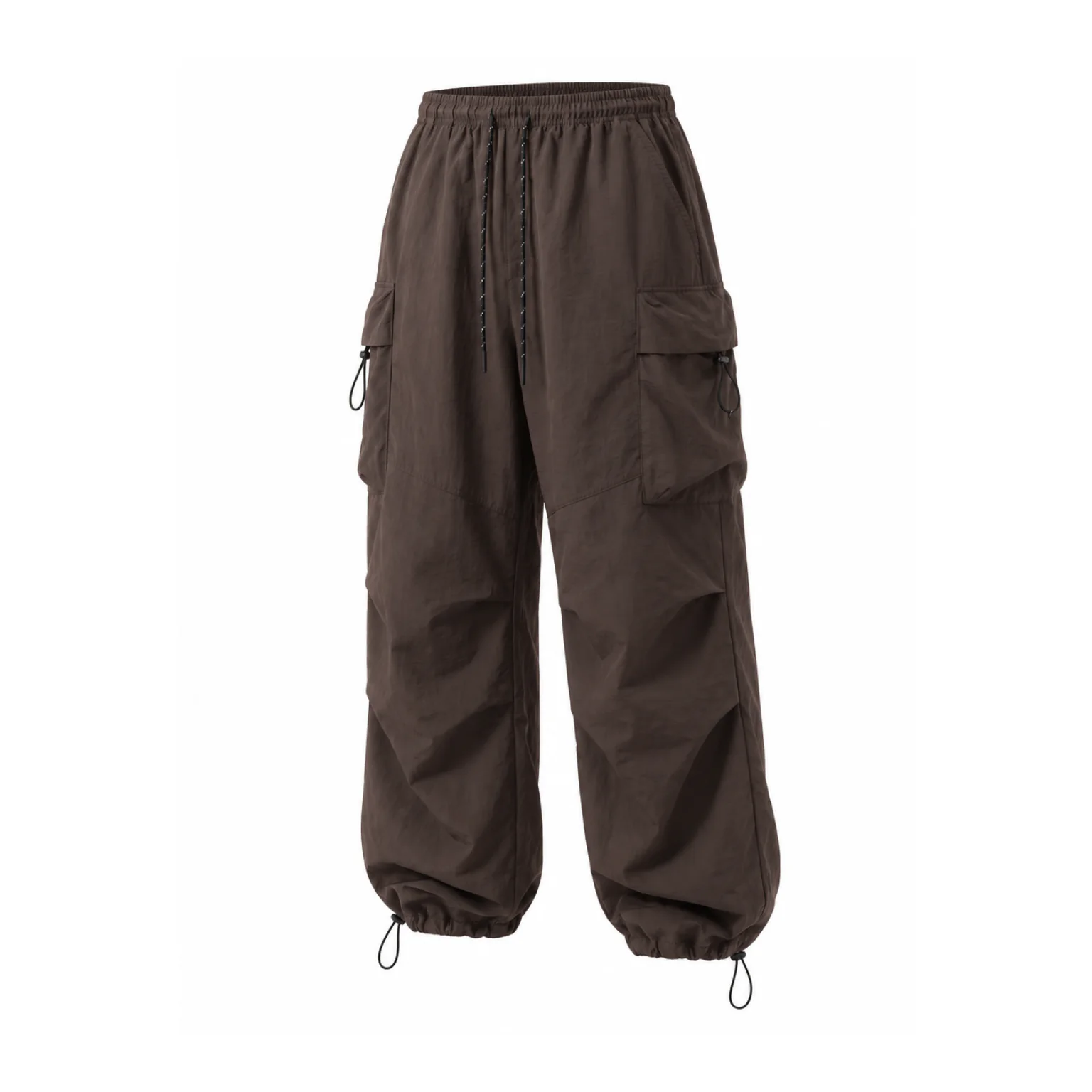 Coffee unisex lightweight cargo pants
