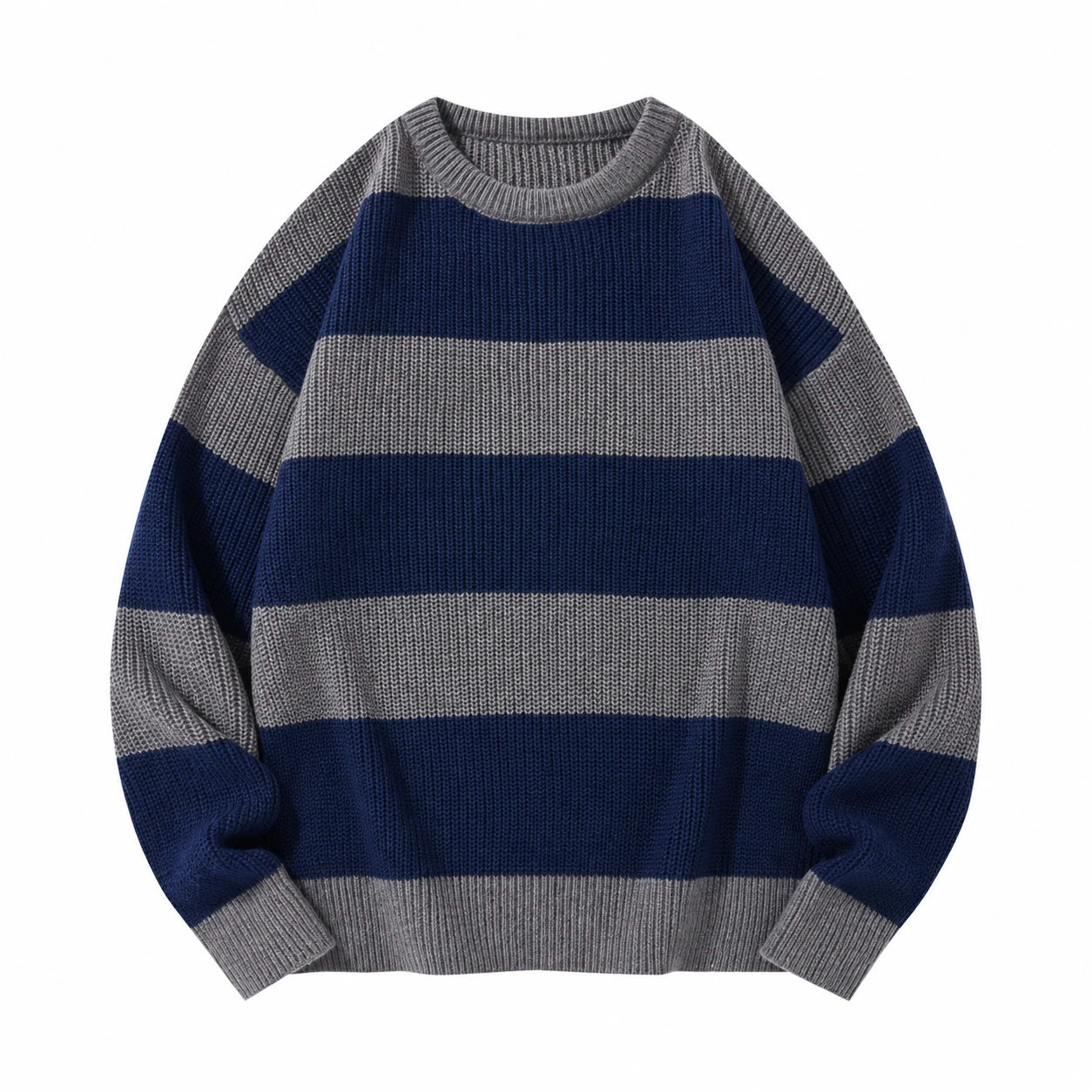 sku single navy heather gray