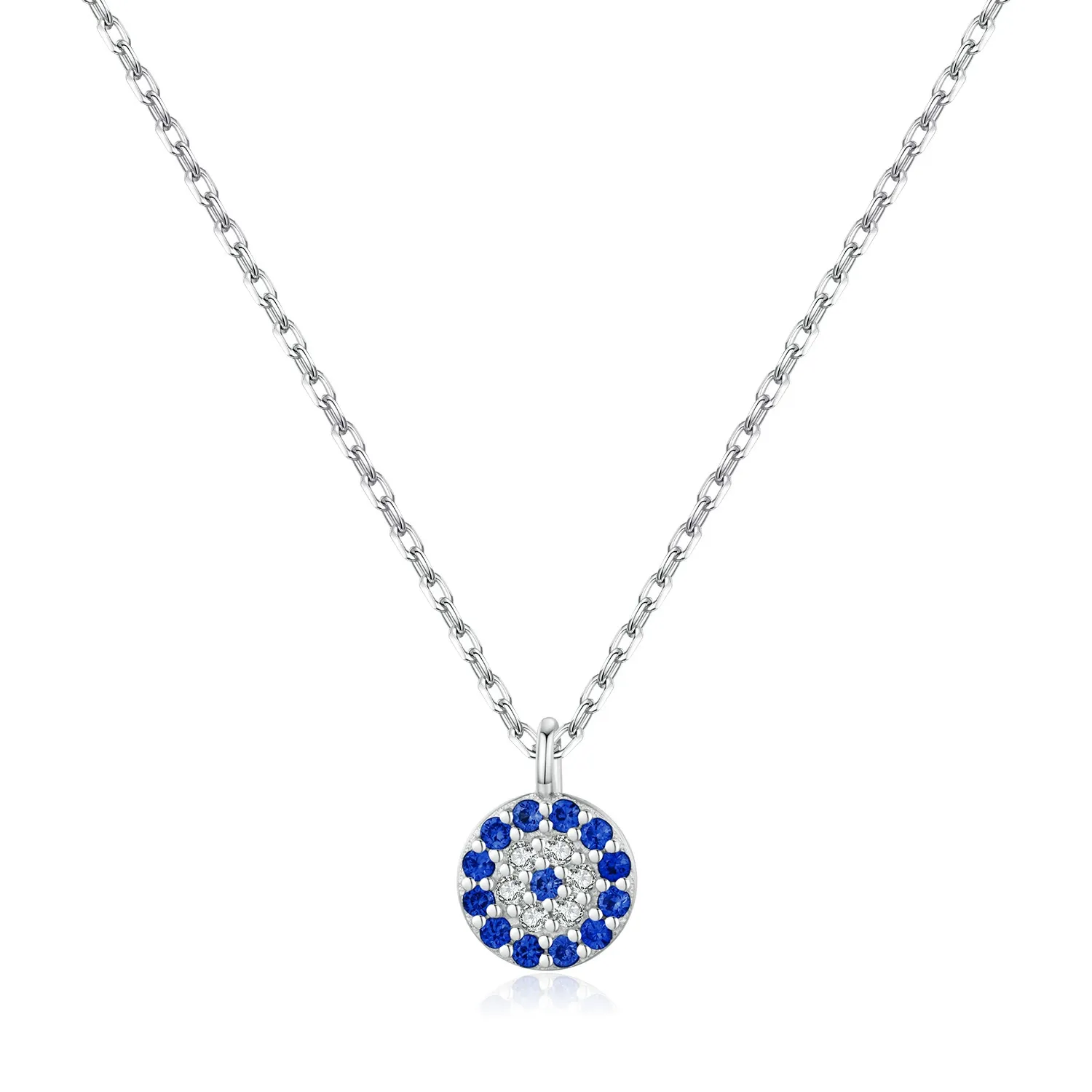 KIVELLUNE Estelle Blue Evil Eye Moissanite Necklace product image 4