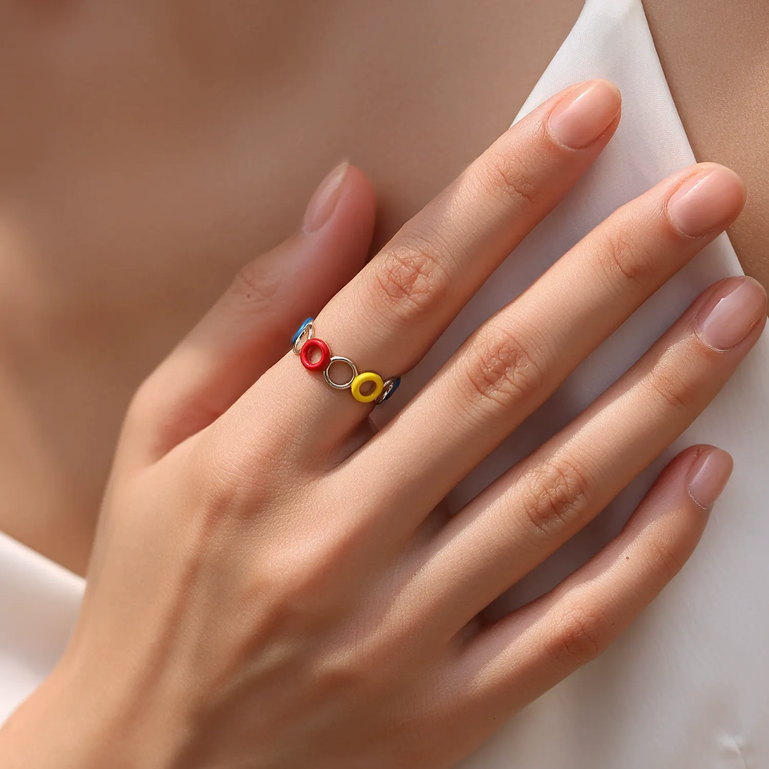 KIVELLUNE Odette Multicolor Sterling Silver Ring product image 2