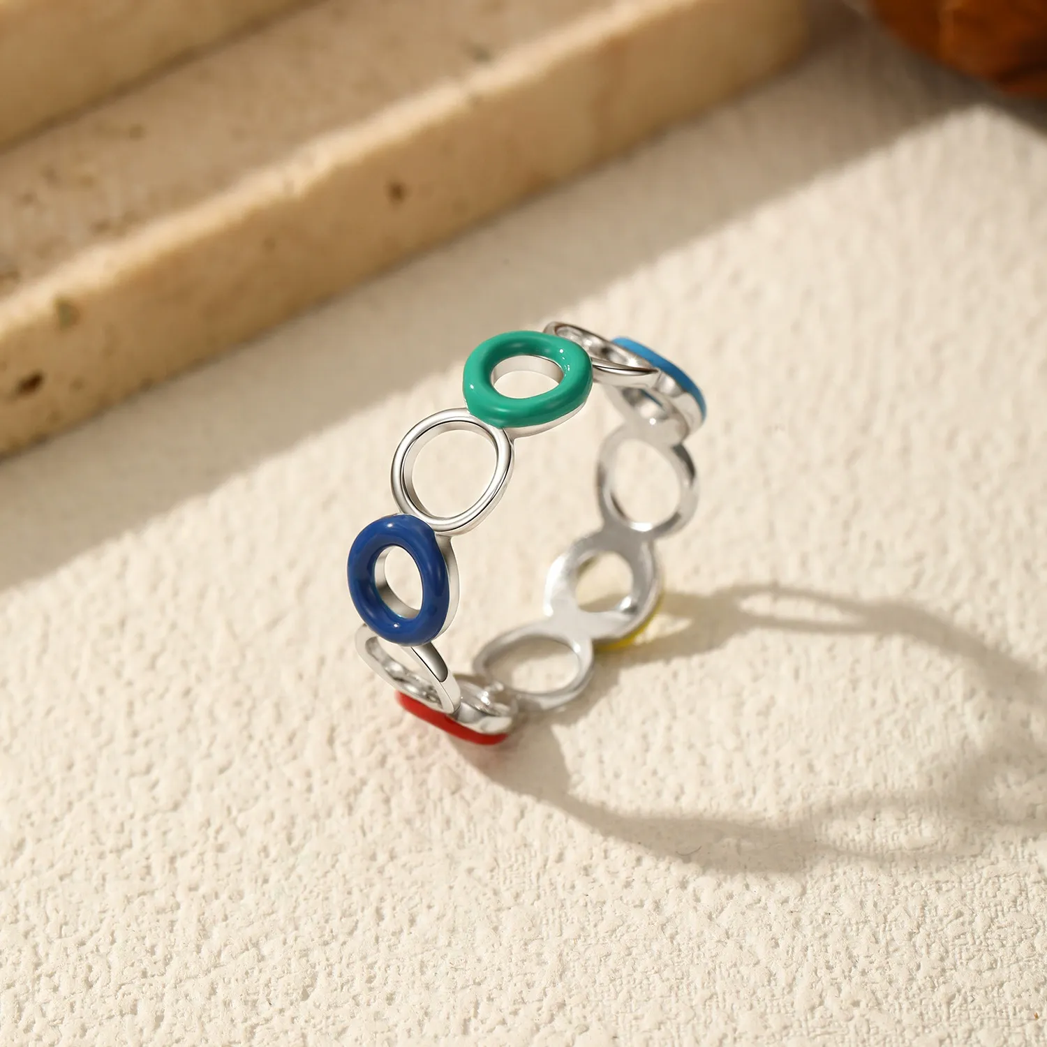 KIVELLUNE Odette Multicolor Sterling Silver Ring product image 4
