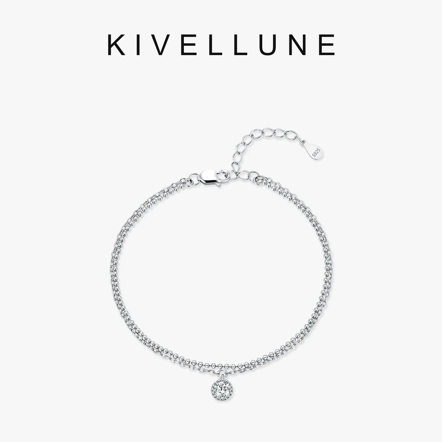 KIVELLUNE Caelia Layered Moissanite Bracelet KIVELLUNE cover image