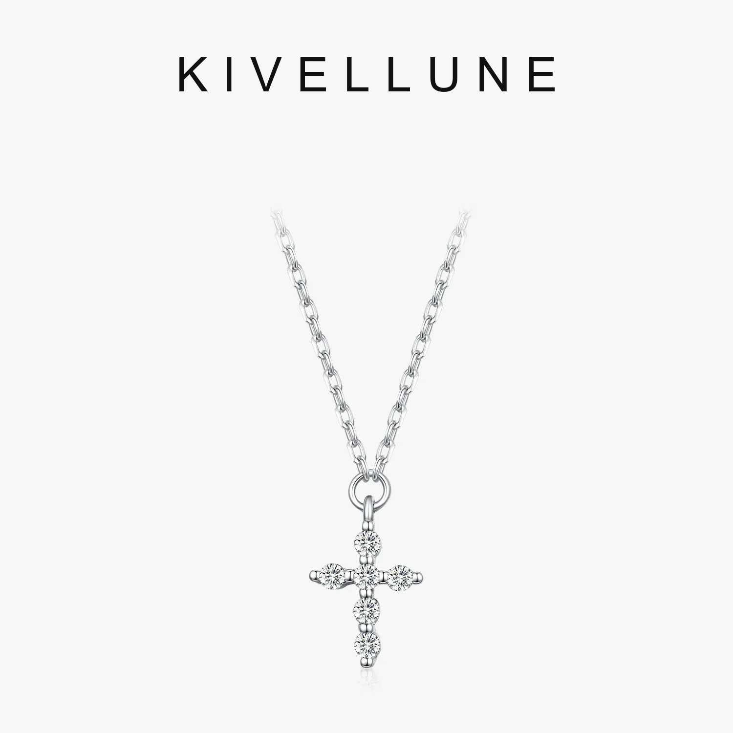 KIVELLUNE Odette Cross Moissanite Necklace KIVELLUNE cover image
