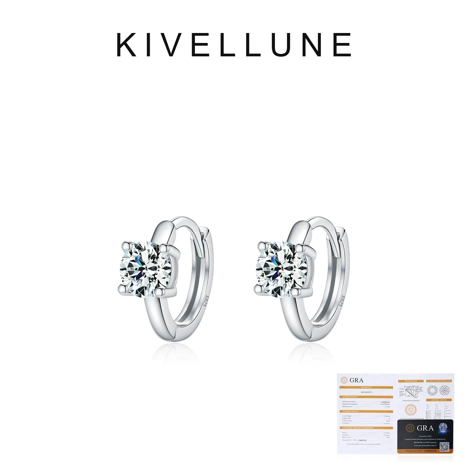 KIVELLUNE Odette Moissanite Earrings product image 5