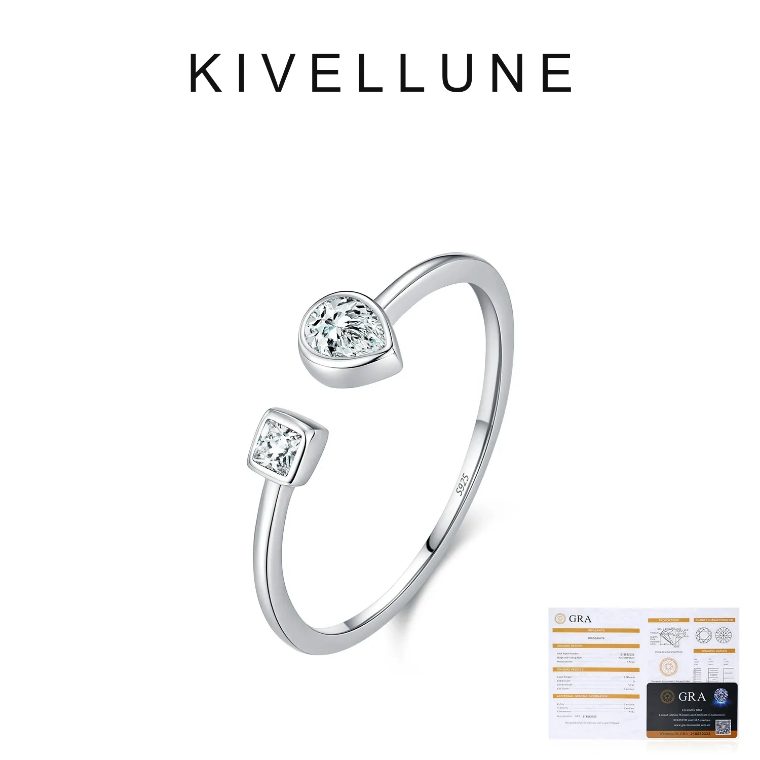 KIVELLUNE Elara Moissanite Ring product image 5