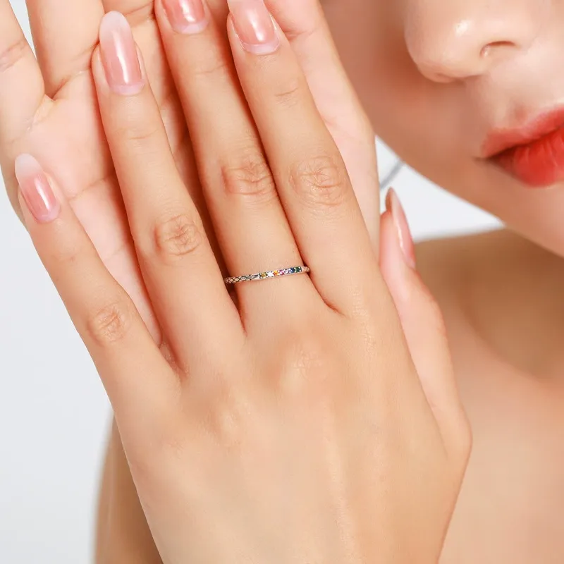 KIVELLUNE Amaris Multicolor Sterling Silver Ring product image 2