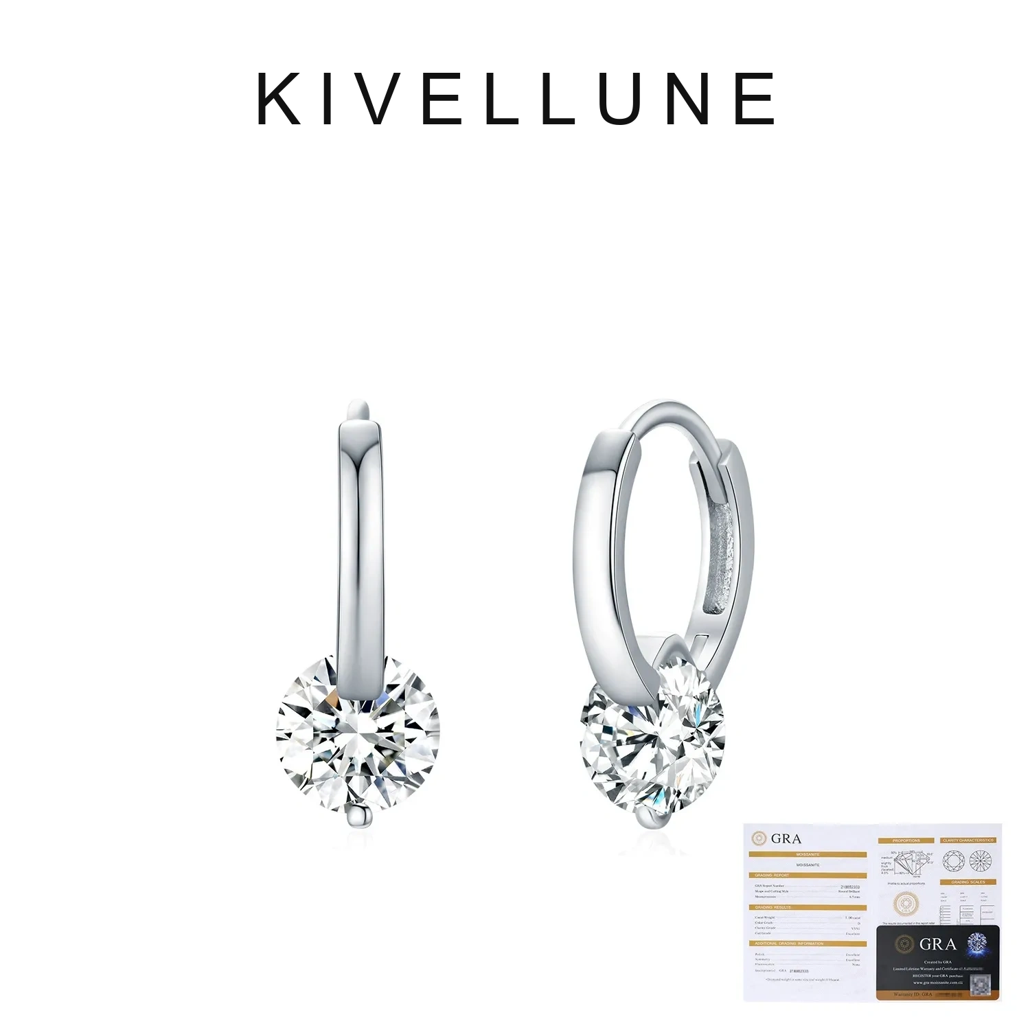 KIVELLUNE Vesper Moissanite Earrings product image 5