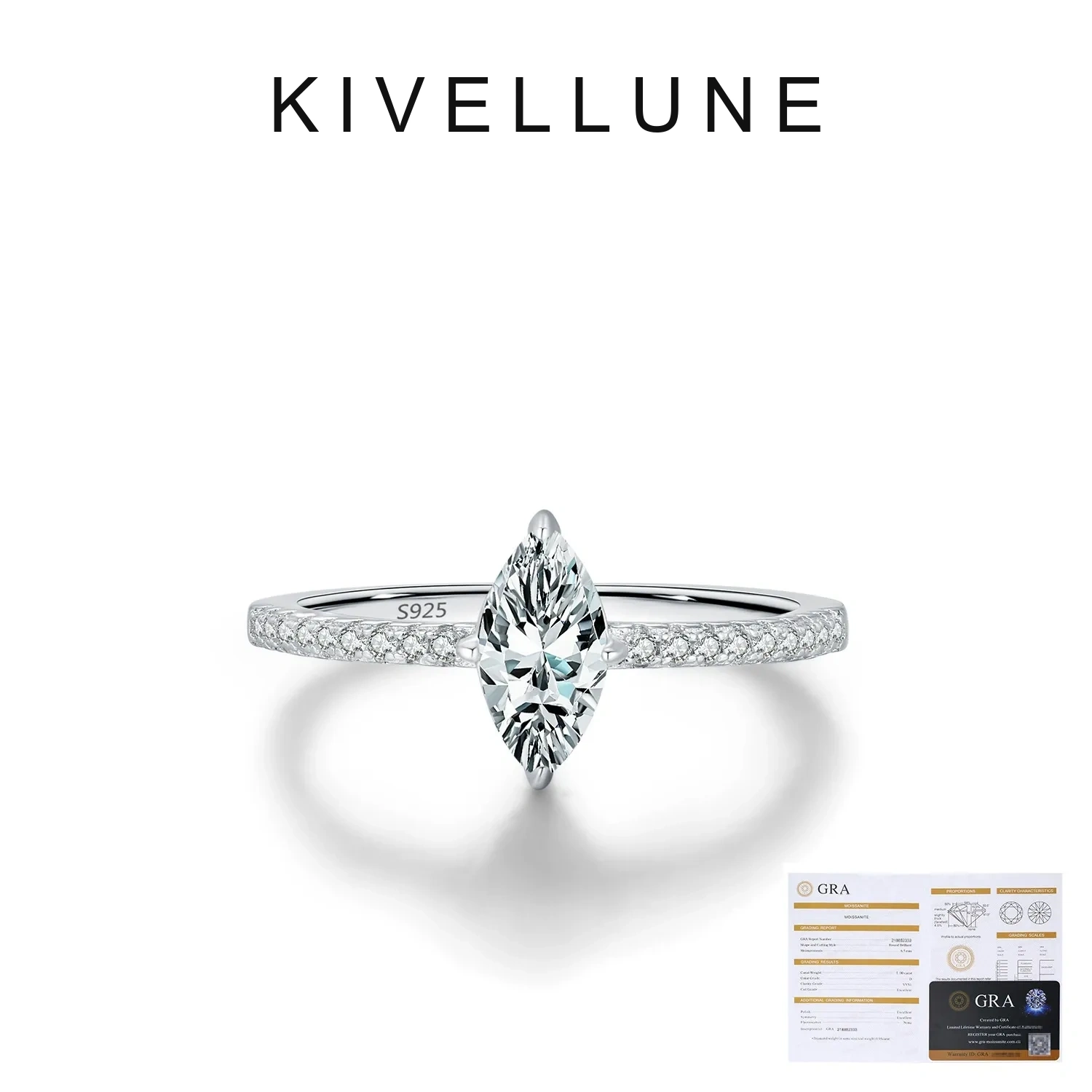 KIVELLUNE Evelisse Moissanite Ring product image 5