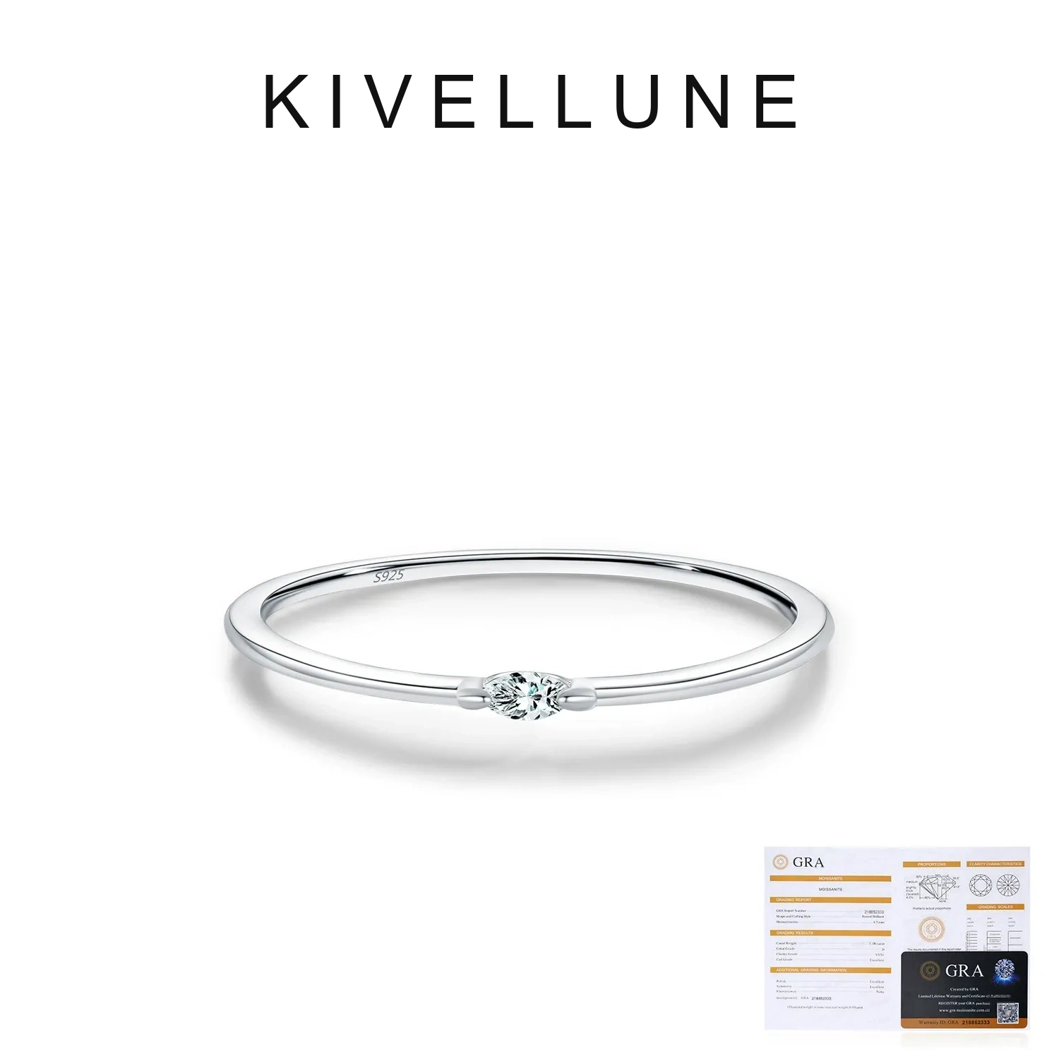 KIVELLUNE Lucienne Moissanite Ring product image 5