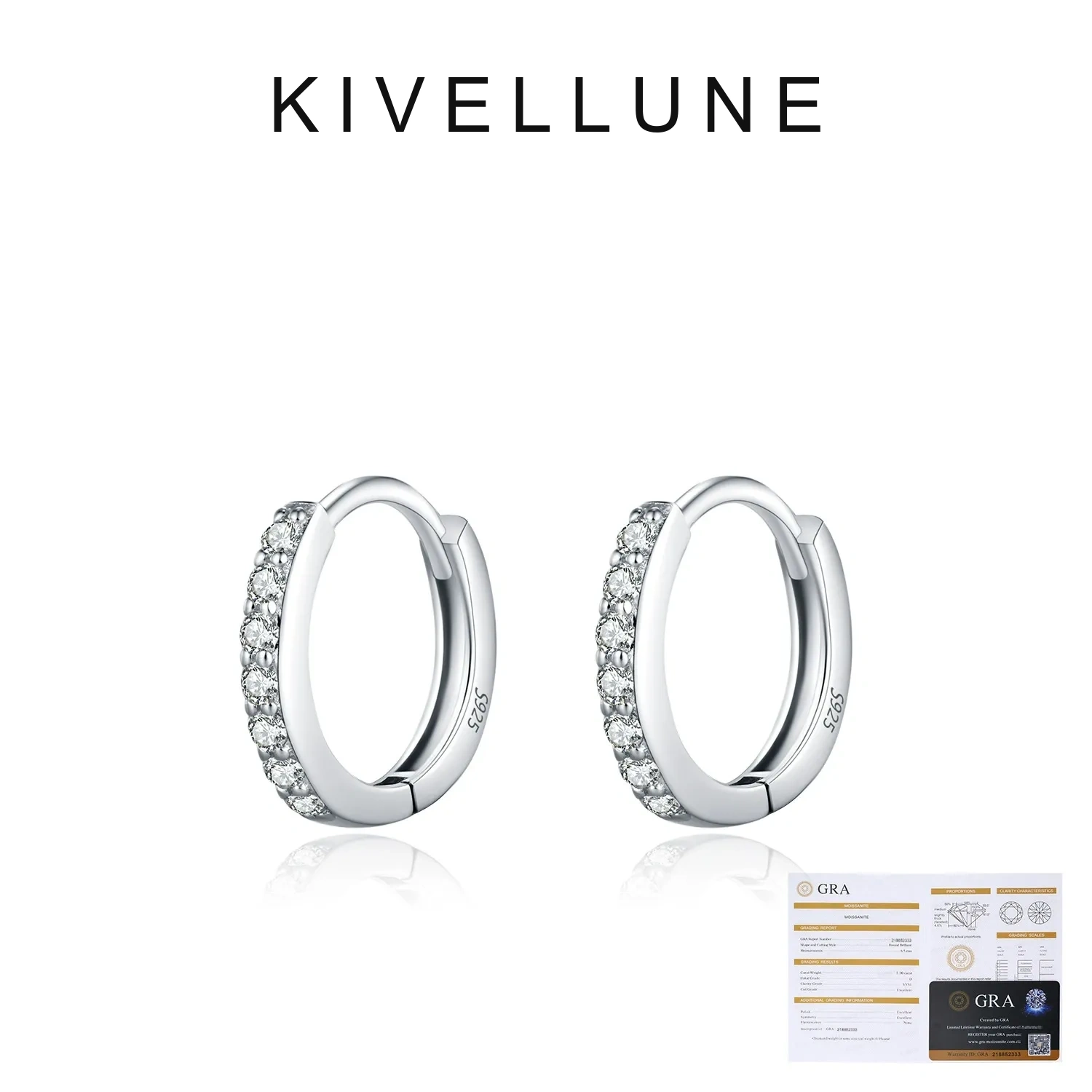 KIVELLUNE Aurelia Solar Moissanite Earrings product image 5