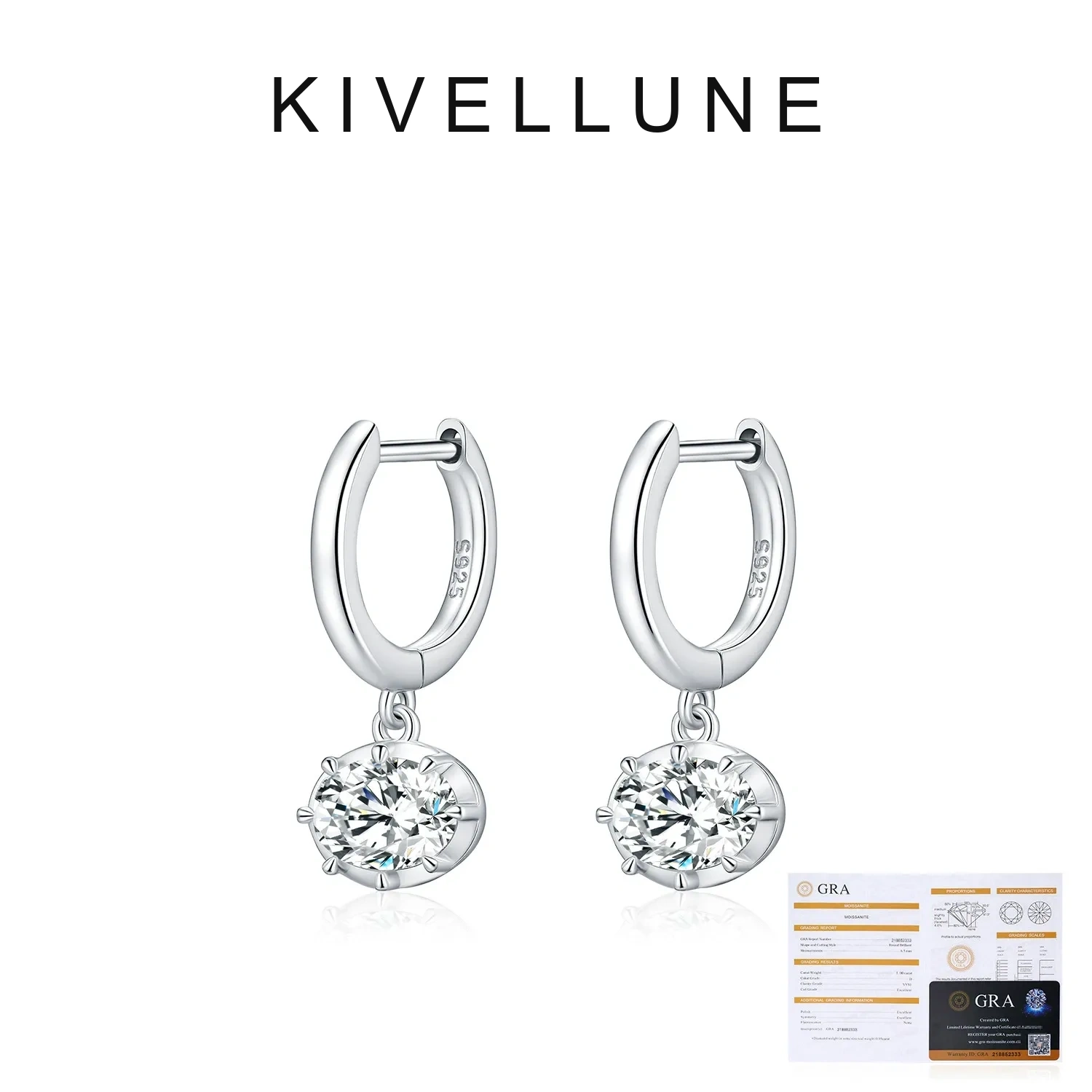 KIVELLUNE Aurelia Moissanite Earrings product image 5