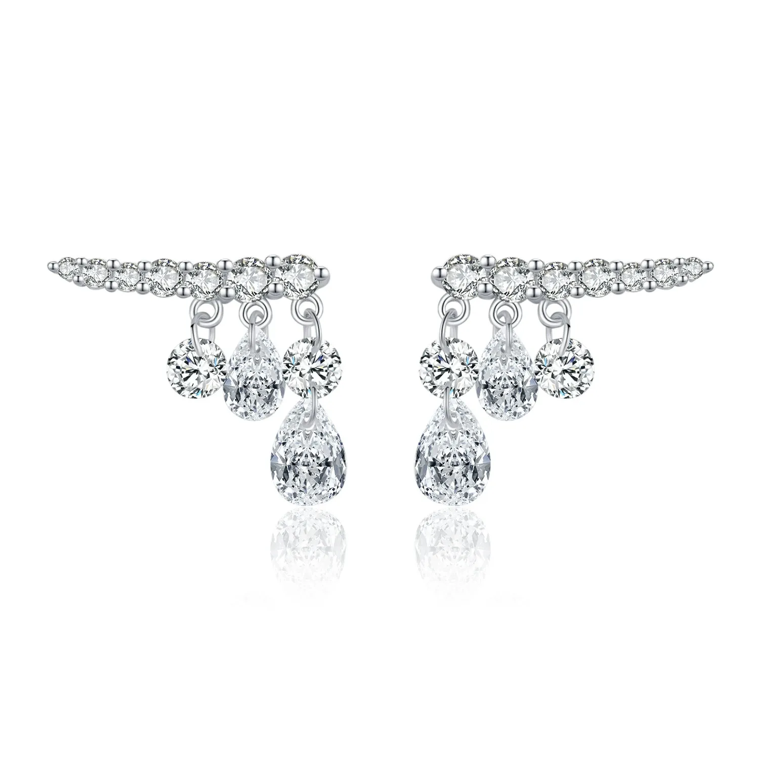 KIVELLUNE Evelisse Teardrop Moissanite Earrings product image 4