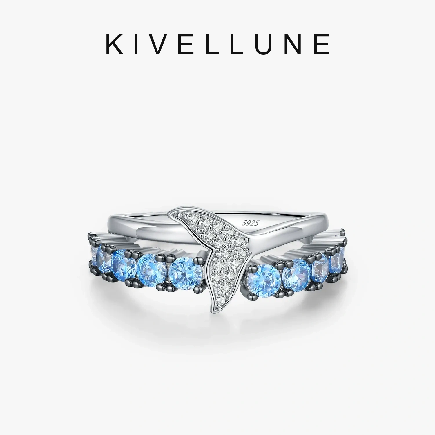 KIVELLUNE Vesper Blue Moissanite Ring KIVELLUNE cover image