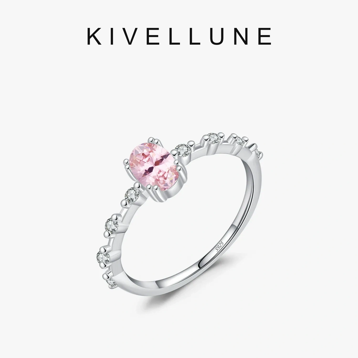 KIVELLUNE Aurelia Blush Moissanite Ring KIVELLUNE cover image