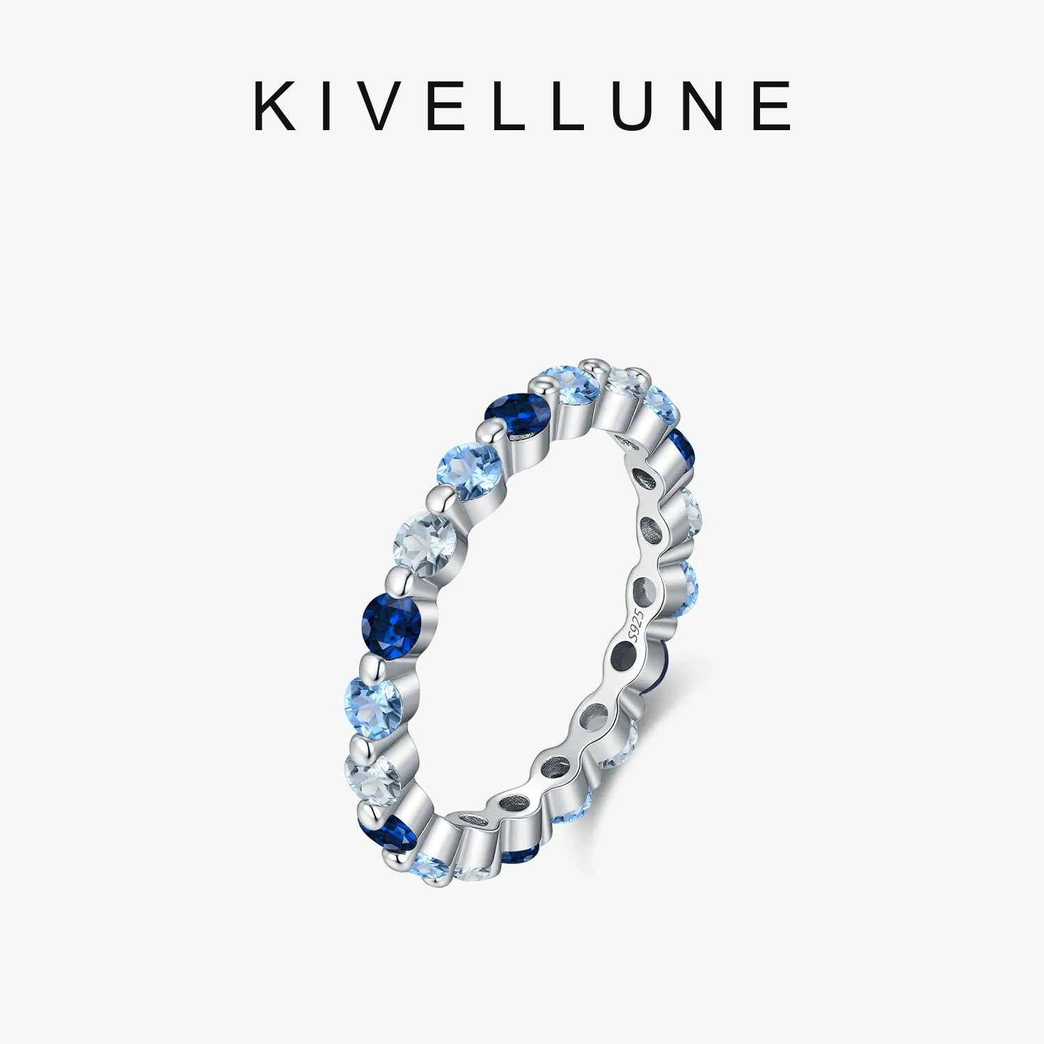 KIVELLUNE Alessia Blue Moissanite Ring KIVELLUNE cover image