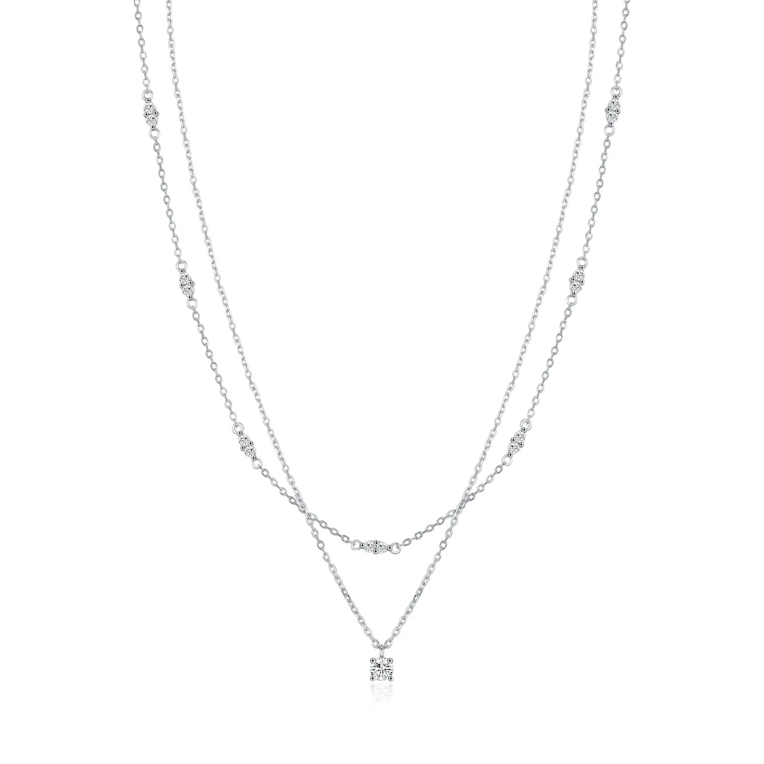 KIVELLUNE Valeria Layered Moissanite Necklace product image 4