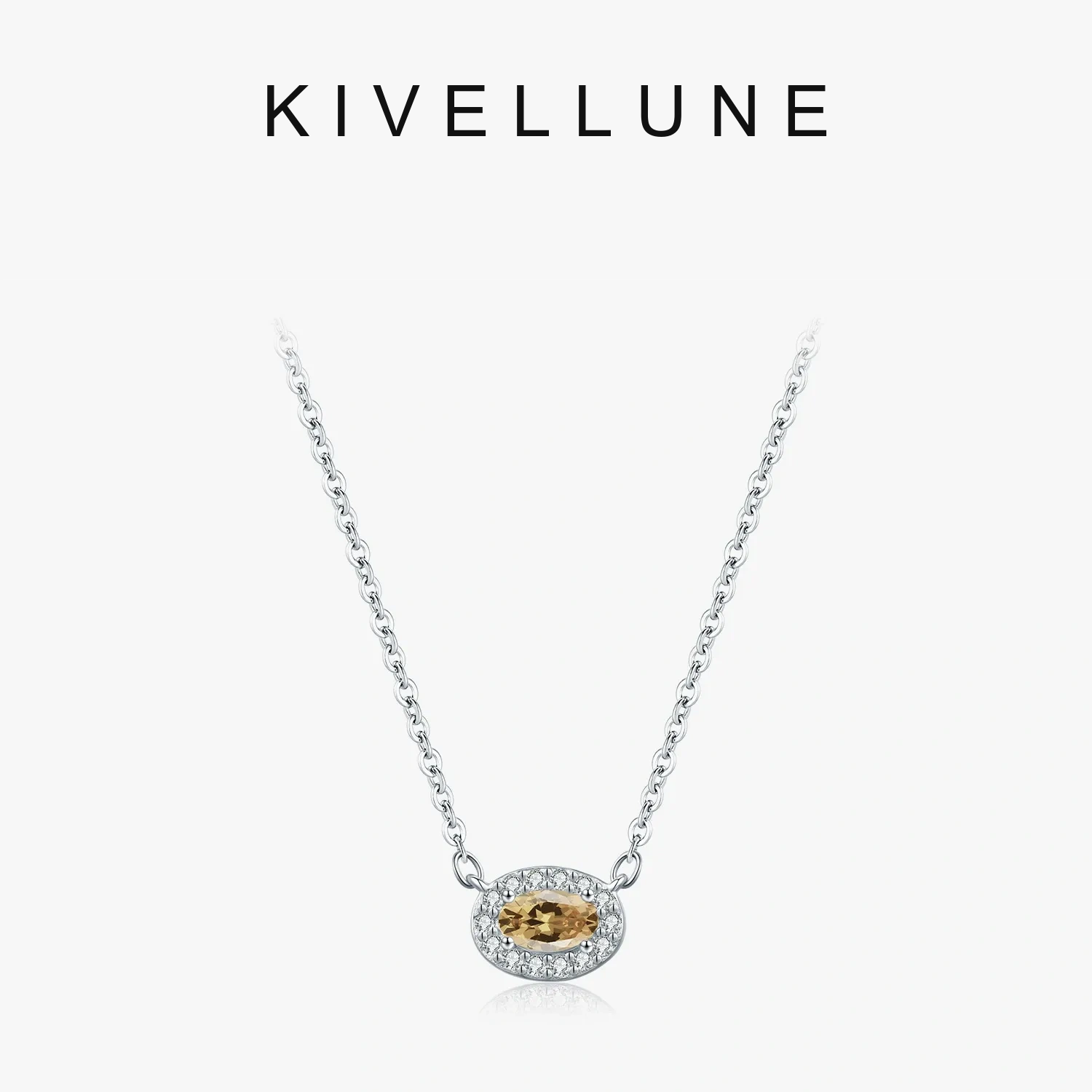 KIVELLUNE Seraphine Multicolor Solar Moissanite Necklace KIVELLUNE cover image