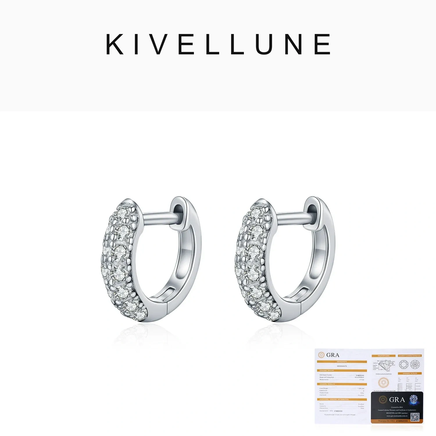 KIVELLUNE Marielle Geometric Moissanite Earrings product image 1