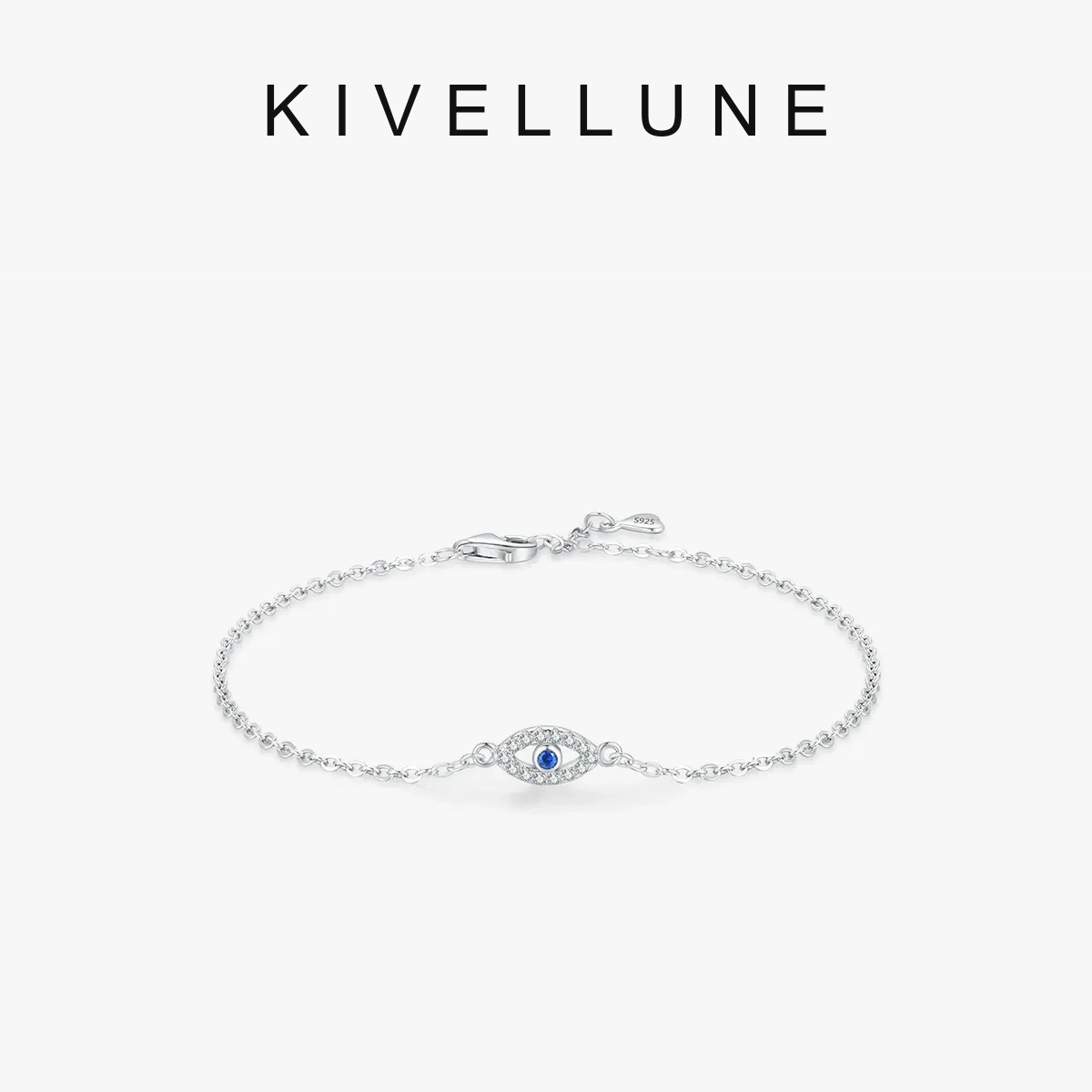 KIVELLUNE Caelia Blue Evil Eye Sterling Silver Bracelet KIVELLUNE cover image