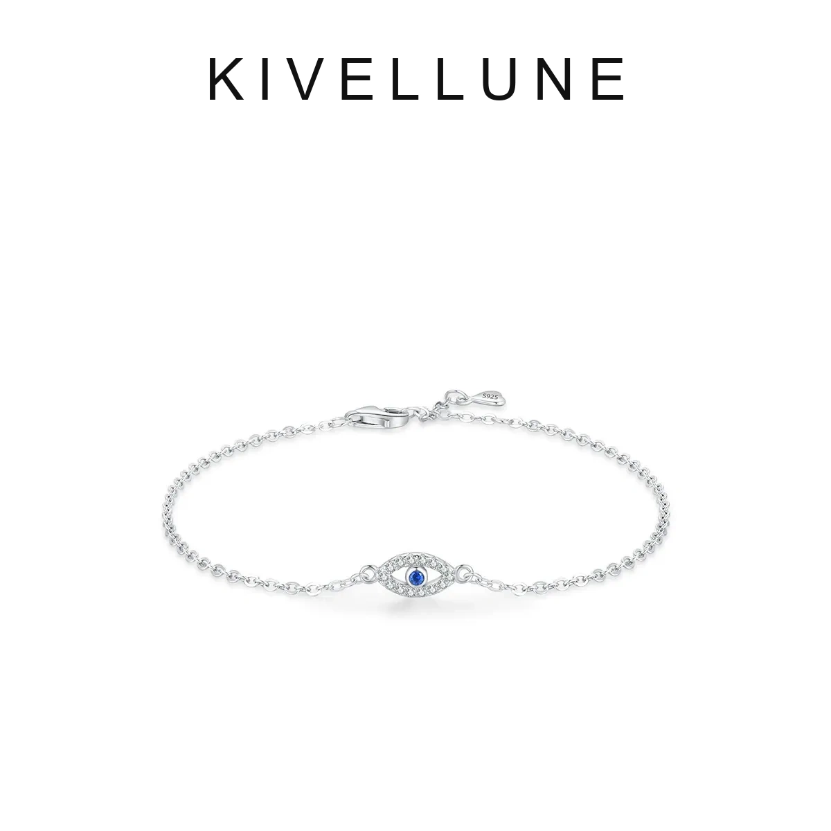 KIVELLUNE Caelia Blue Evil Eye Sterling Silver Bracelet product image 5