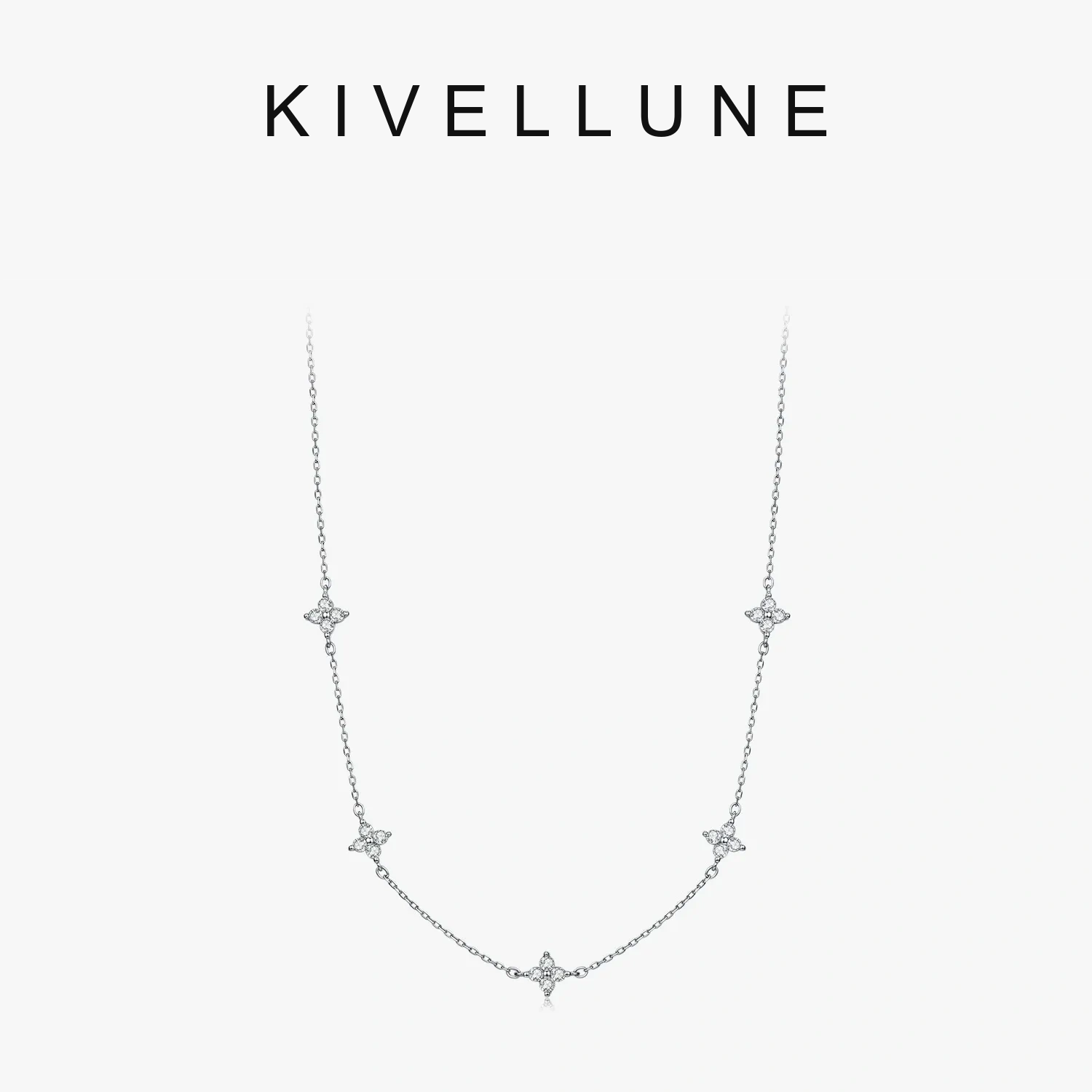 KIVELLUNE Corinne Clover Moissanite Necklace KIVELLUNE cover image