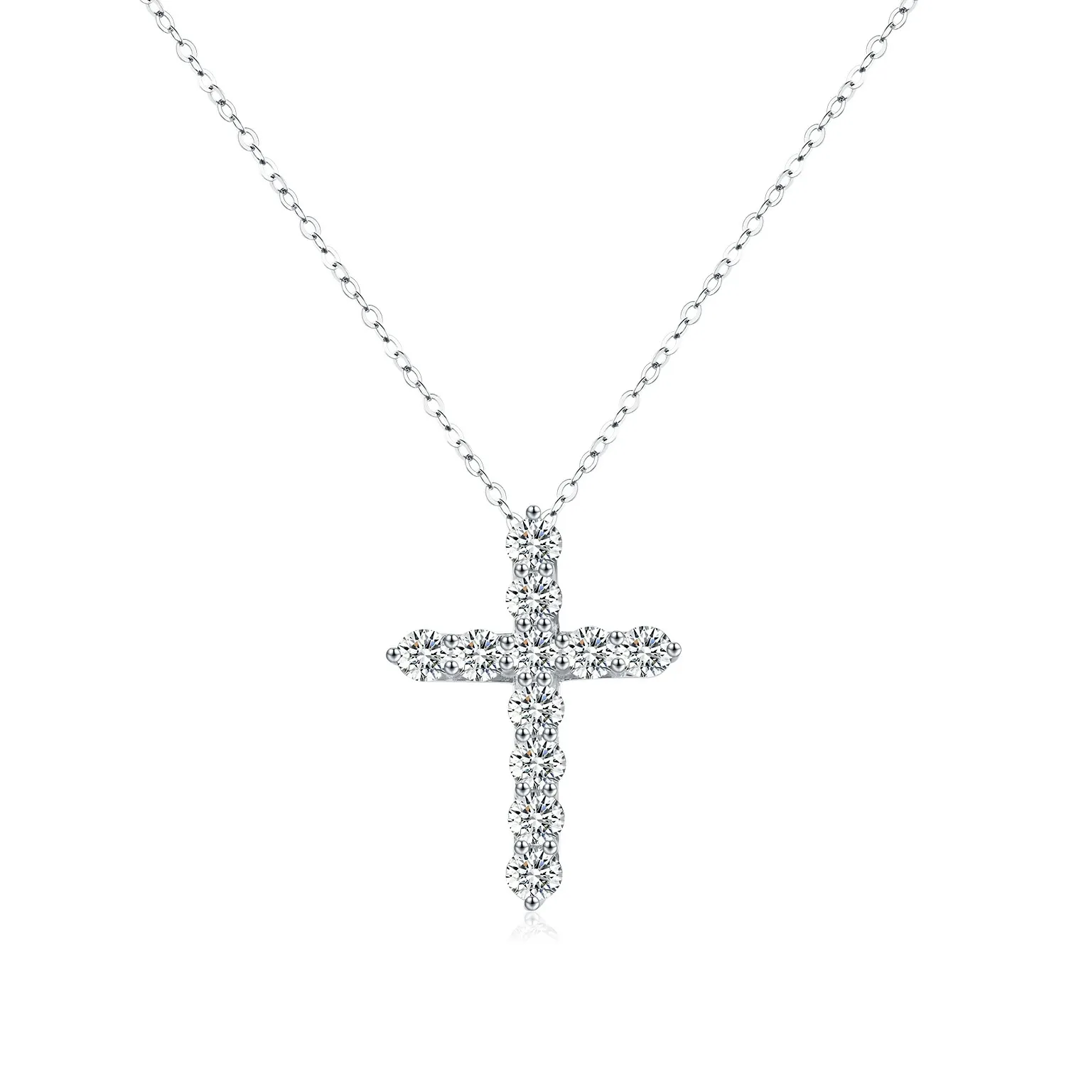 KIVELLUNE Aurelia Cross Moissanite Necklace product image 4