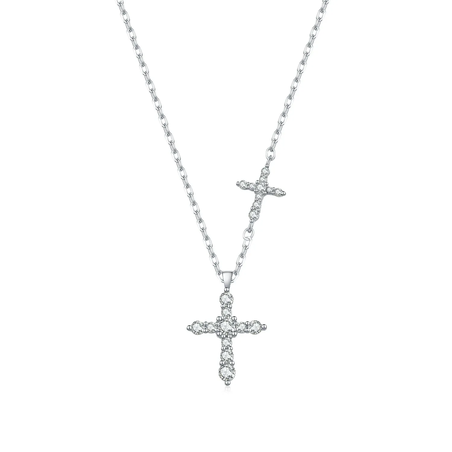 KIVELLUNE Lucienne Cross Moissanite Necklace product image 4