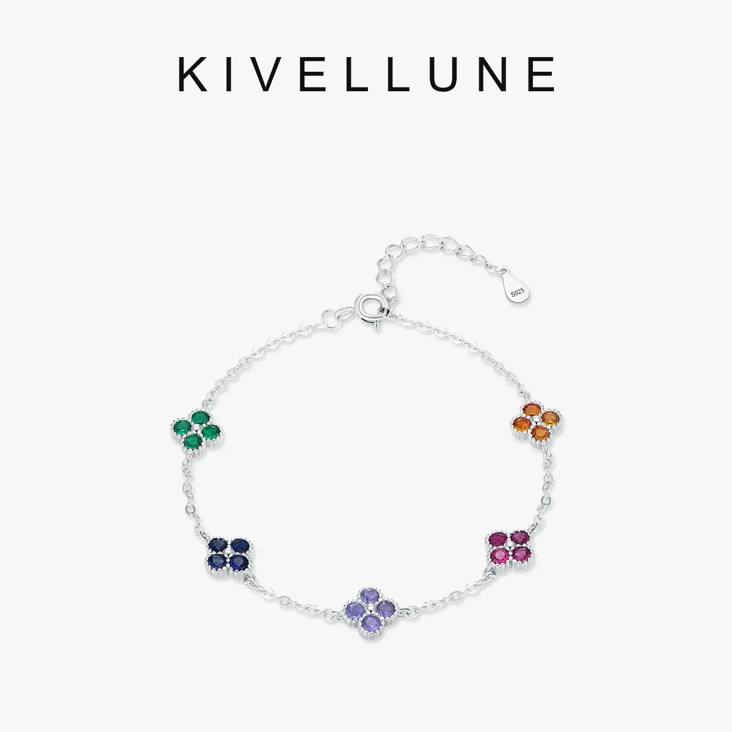 KIVELLUNE Amaris Clover Moissanite Bracelet KIVELLUNE cover image