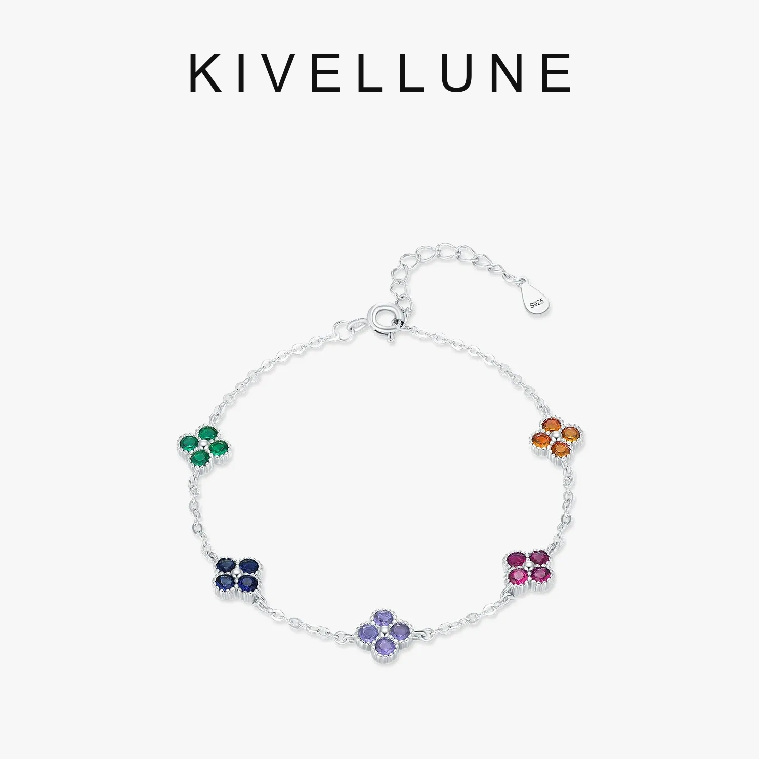 KIVELLUNE Amaris Clover Moissanite Bracelet product image 5