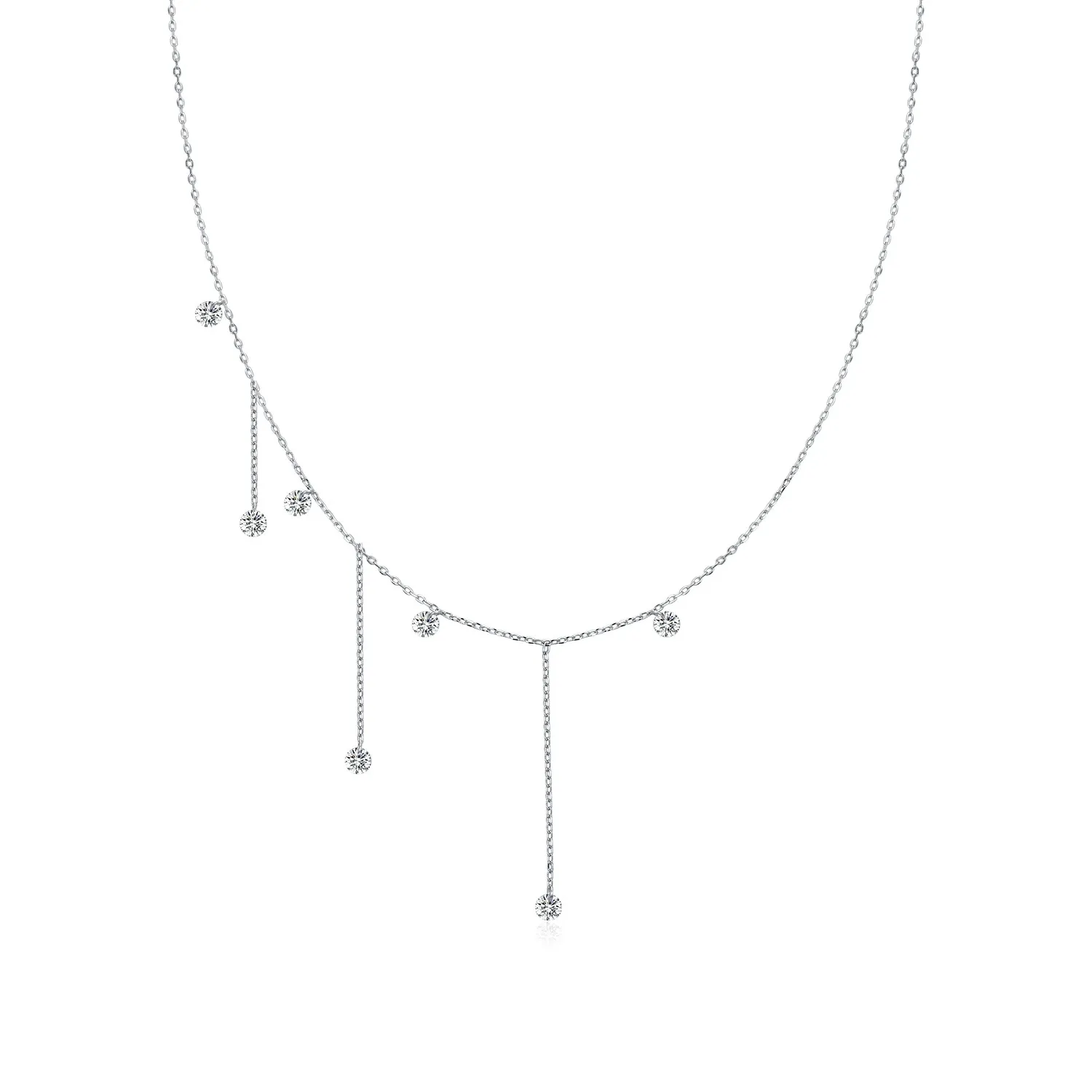 KIVELLUNE Solenne Geometric Moissanite Necklace product image 4