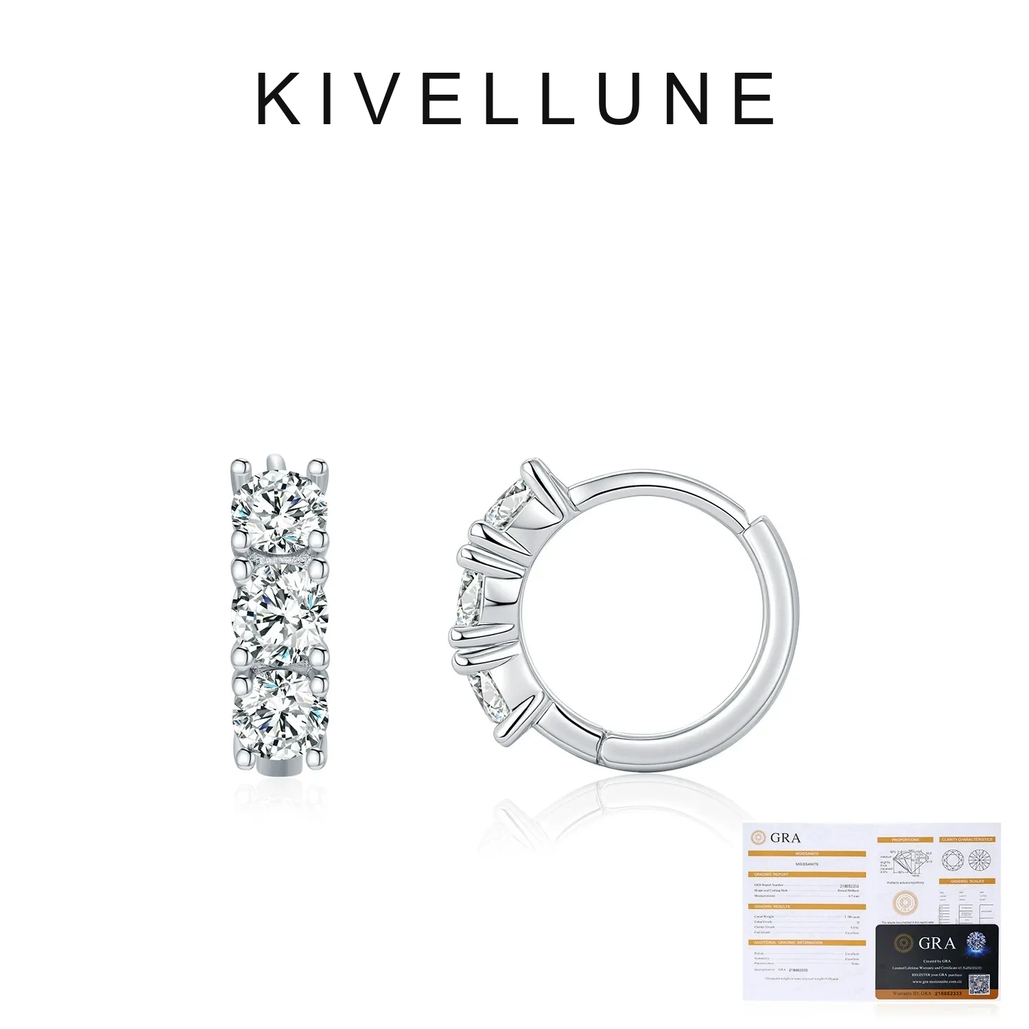 KIVELLUNE Alessia Moissanite Earrings product image 5