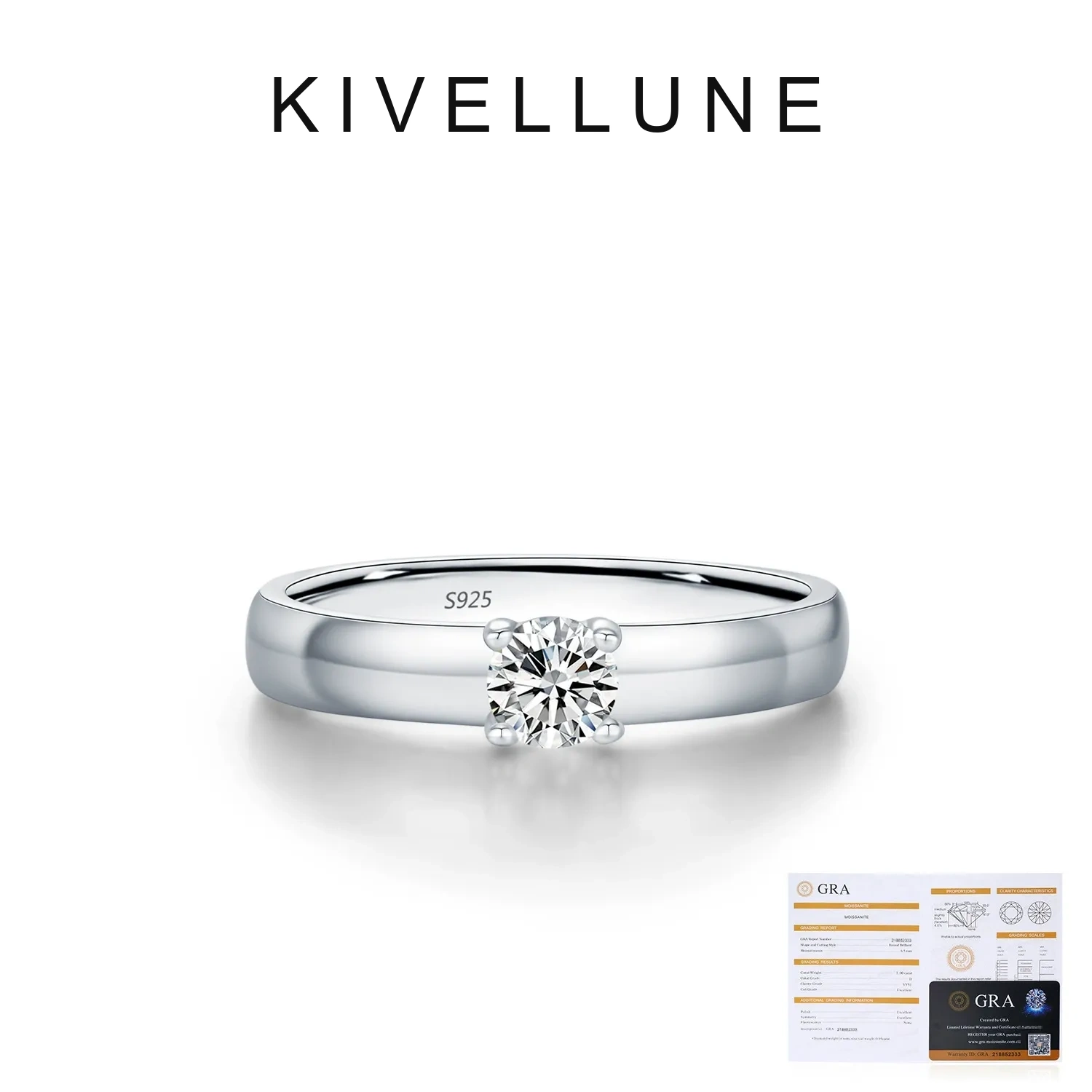 KIVELLUNE Amaris Solar Moissanite Ring product image 5