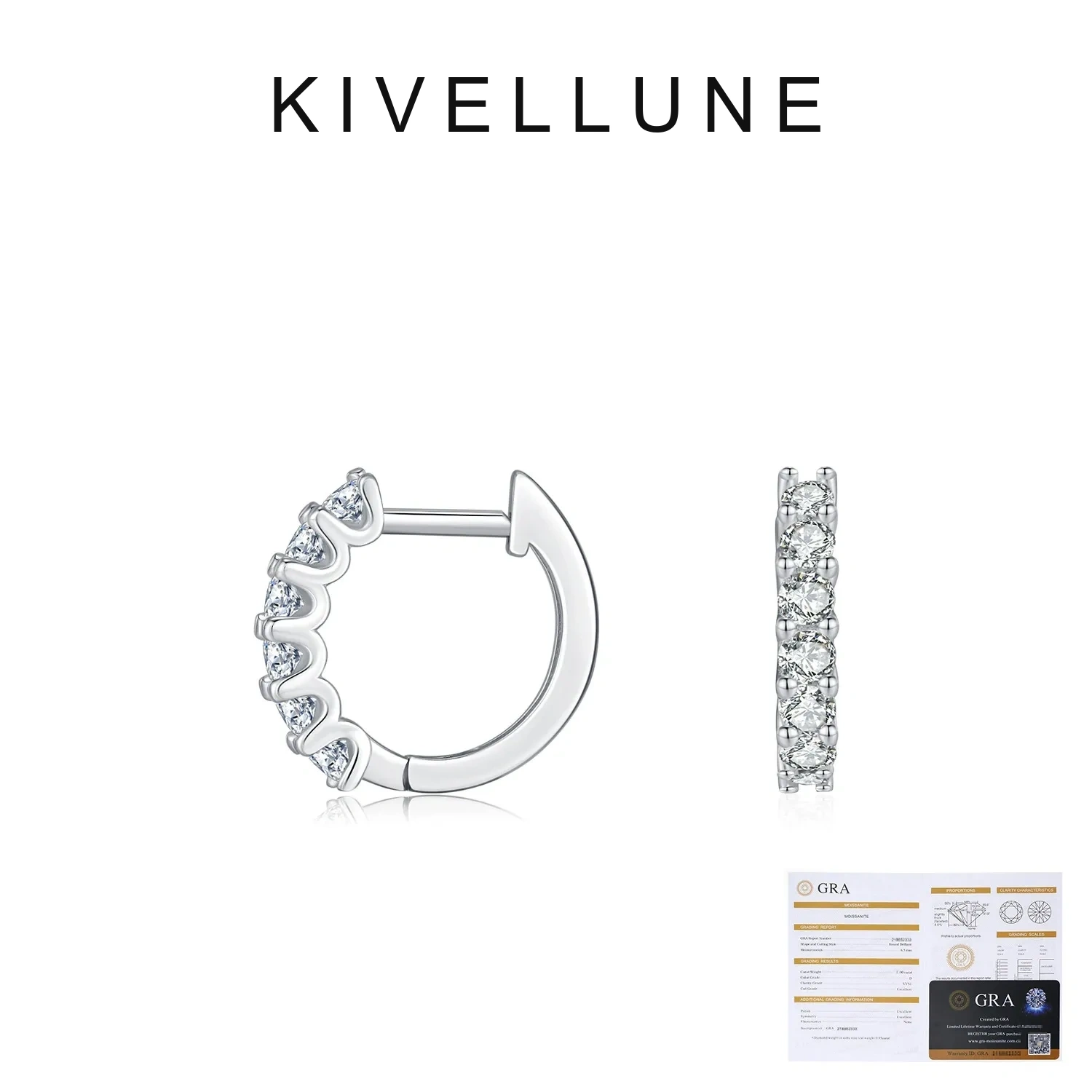 KIVELLUNE Corinne Moissanite Earrings product image 5