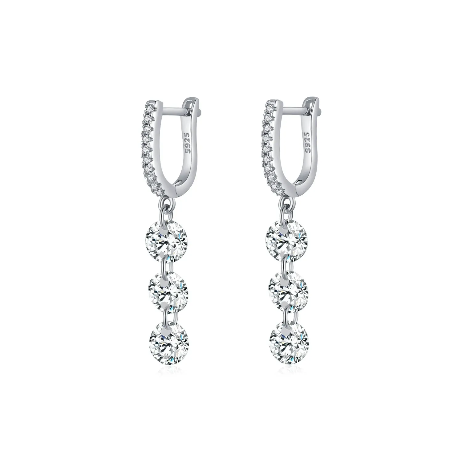 KIVELLUNE Elara Tassel Moissanite Earrings product image 4