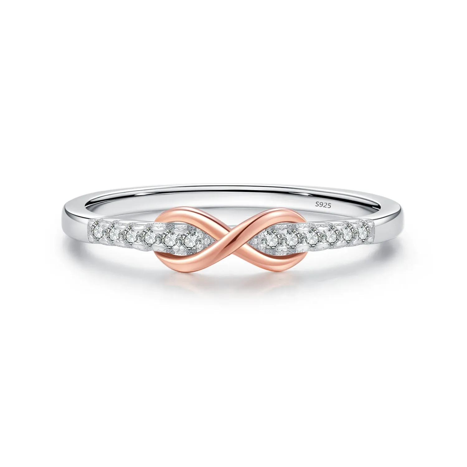 KIVELLUNE Seraphine Rose Gold Möbius Moissanite Ring product image 4
