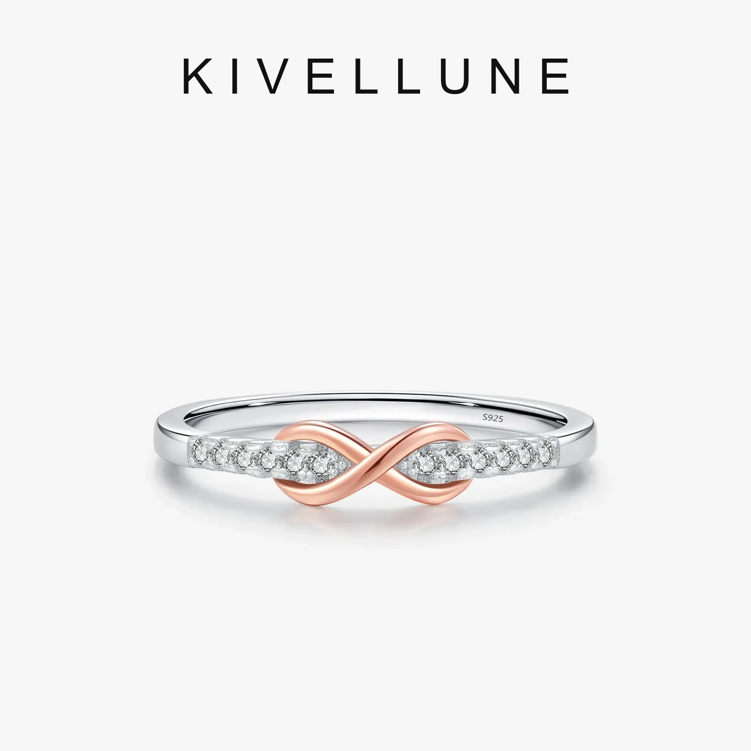 KIVELLUNE Seraphine Rose Gold Möbius Moissanite Ring KIVELLUNE cover image