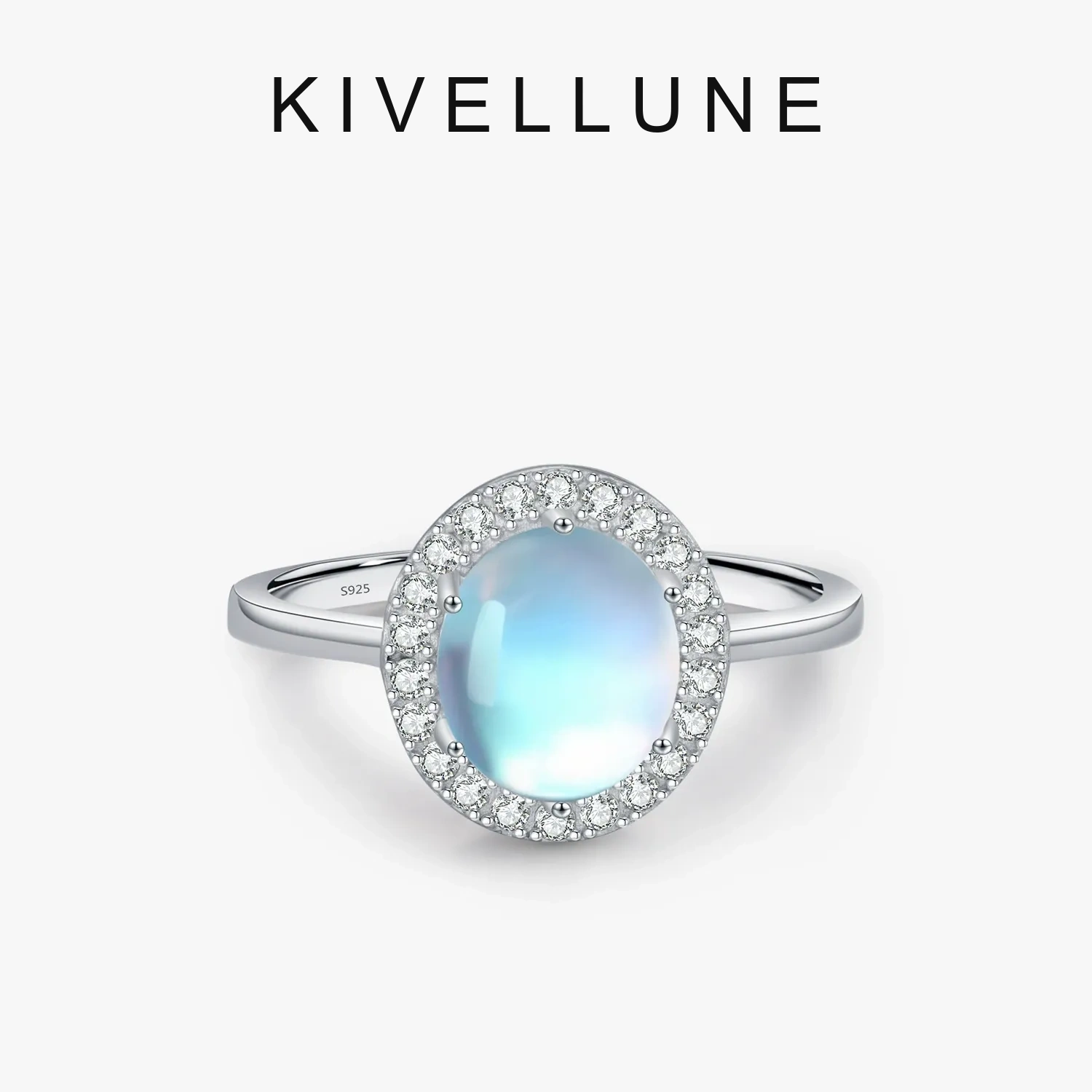 KIVELLUNE Celeste Lunar Sterling Silver Ring product image 6