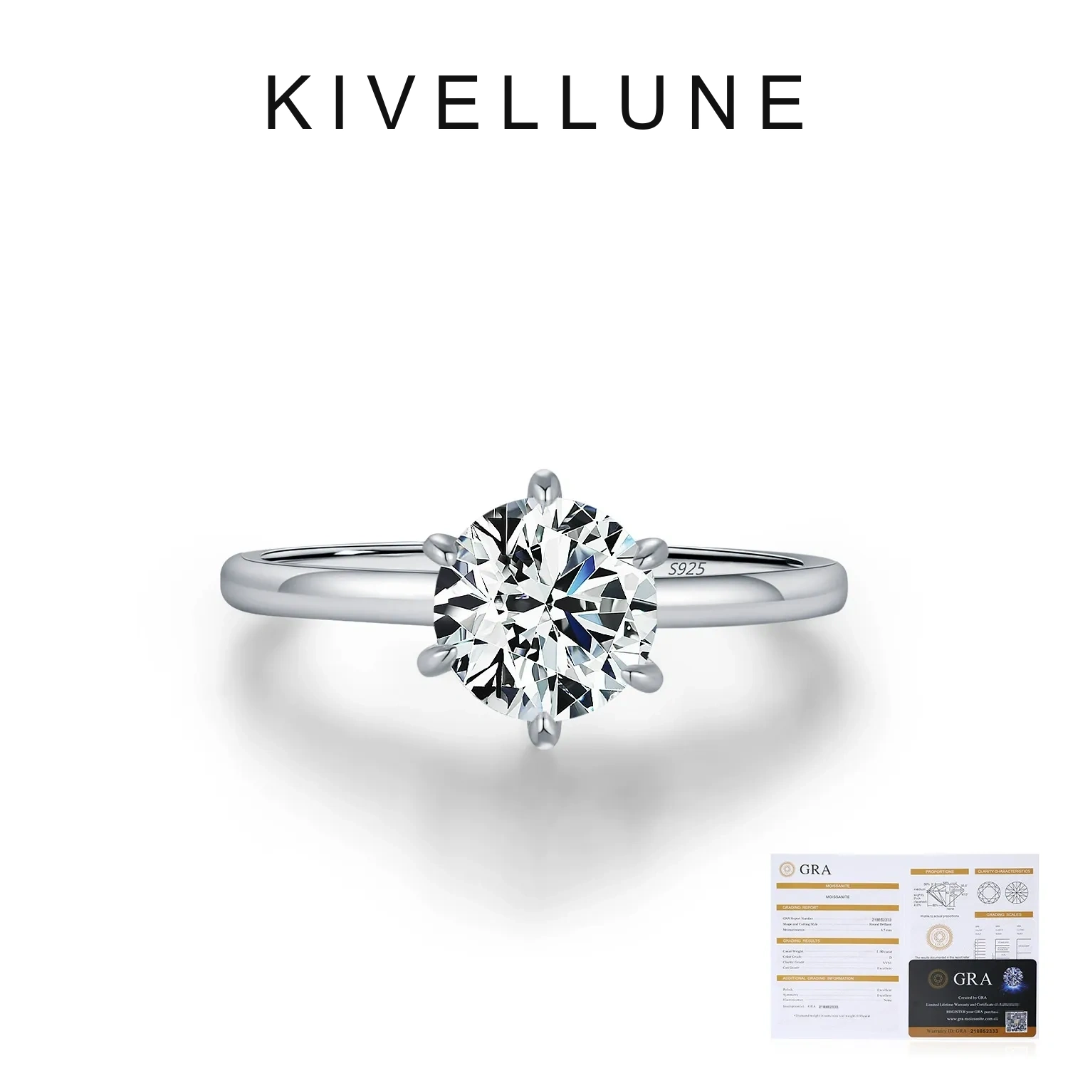 KIVELLUNE Seraphine Moissanite Ring product image 5