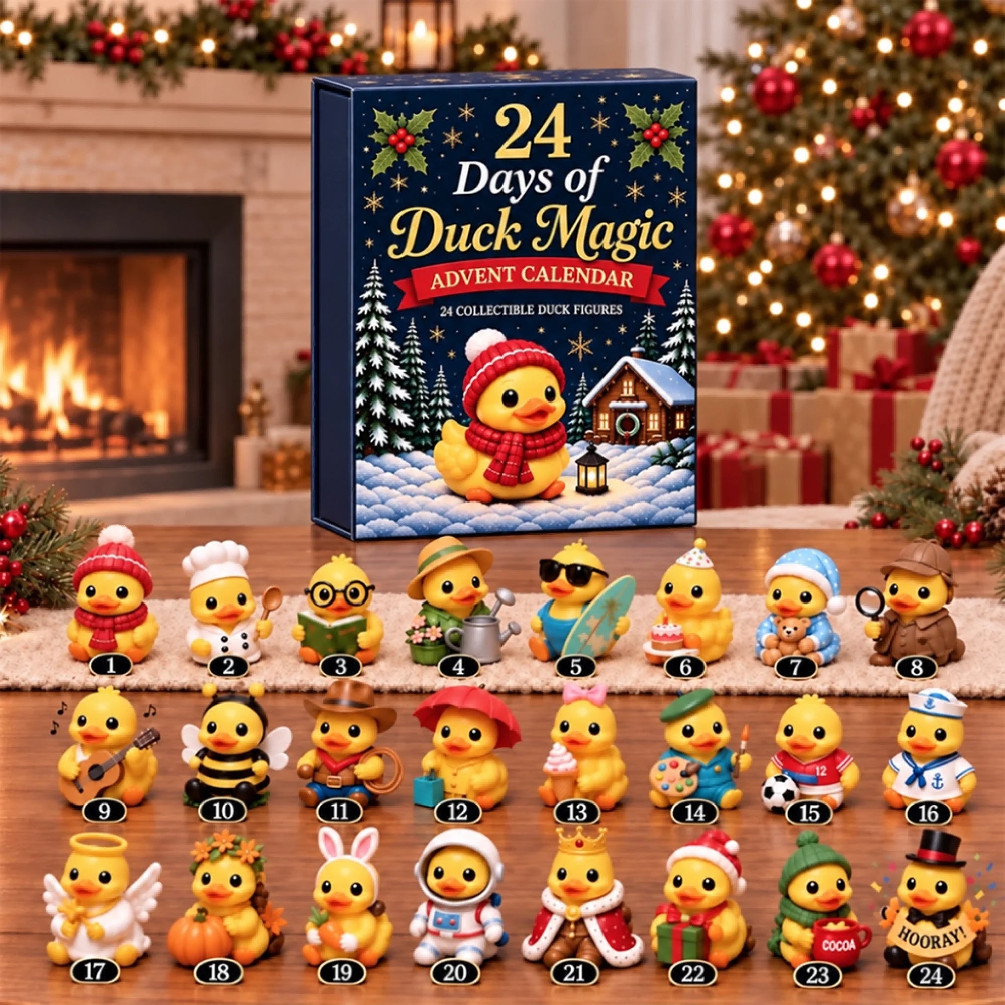 24-Day Collectible Duck Advent Calendar