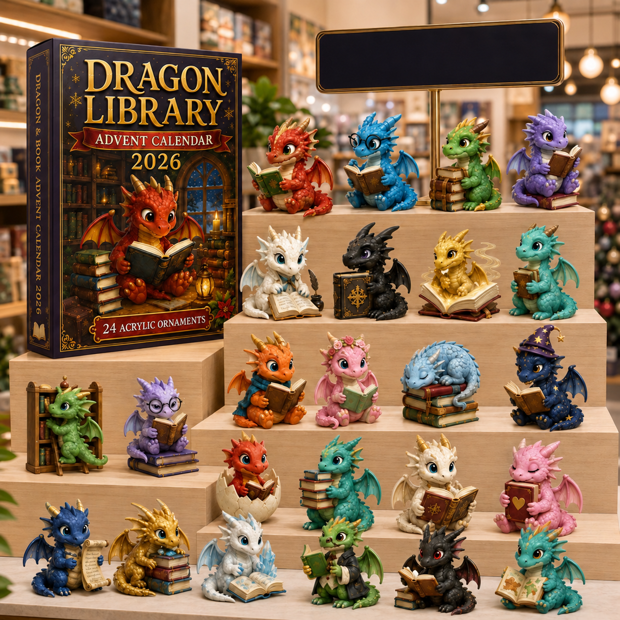 Dragon Library 24-Day Advent Calendar 2026 view 4
