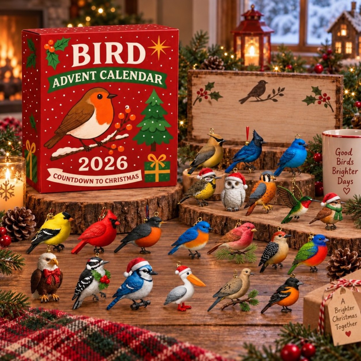 Bird Ornament Advent Calendar 2026 view 3