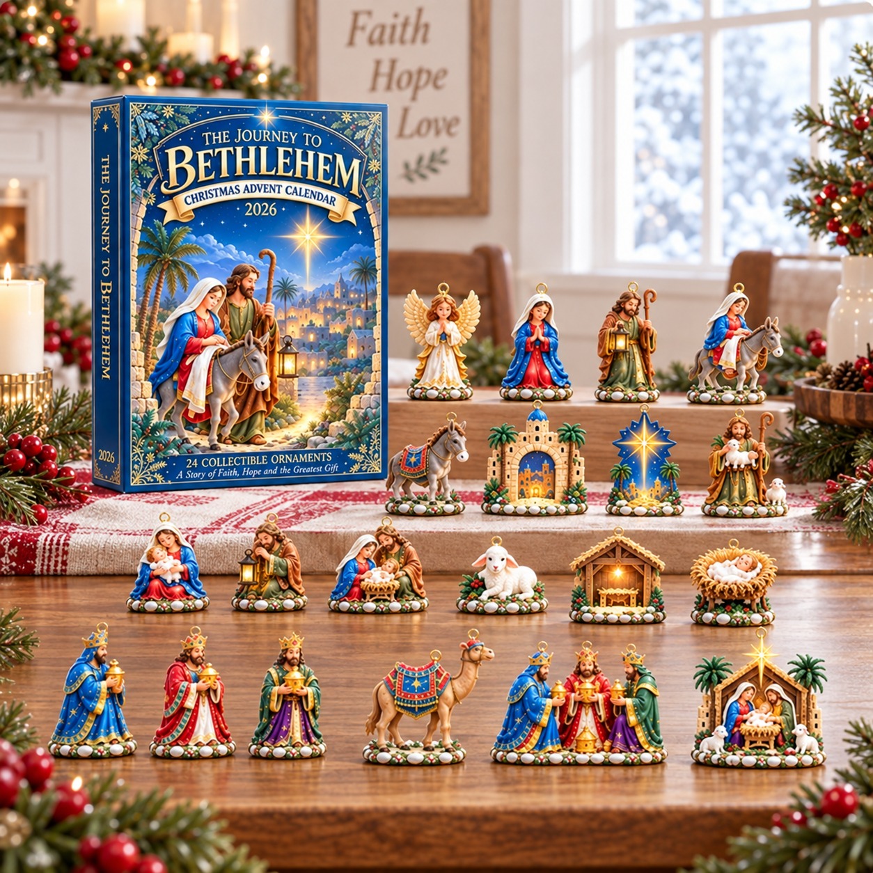 Journey to Bethlehem Ornament Advent Calendar 2026 view 3