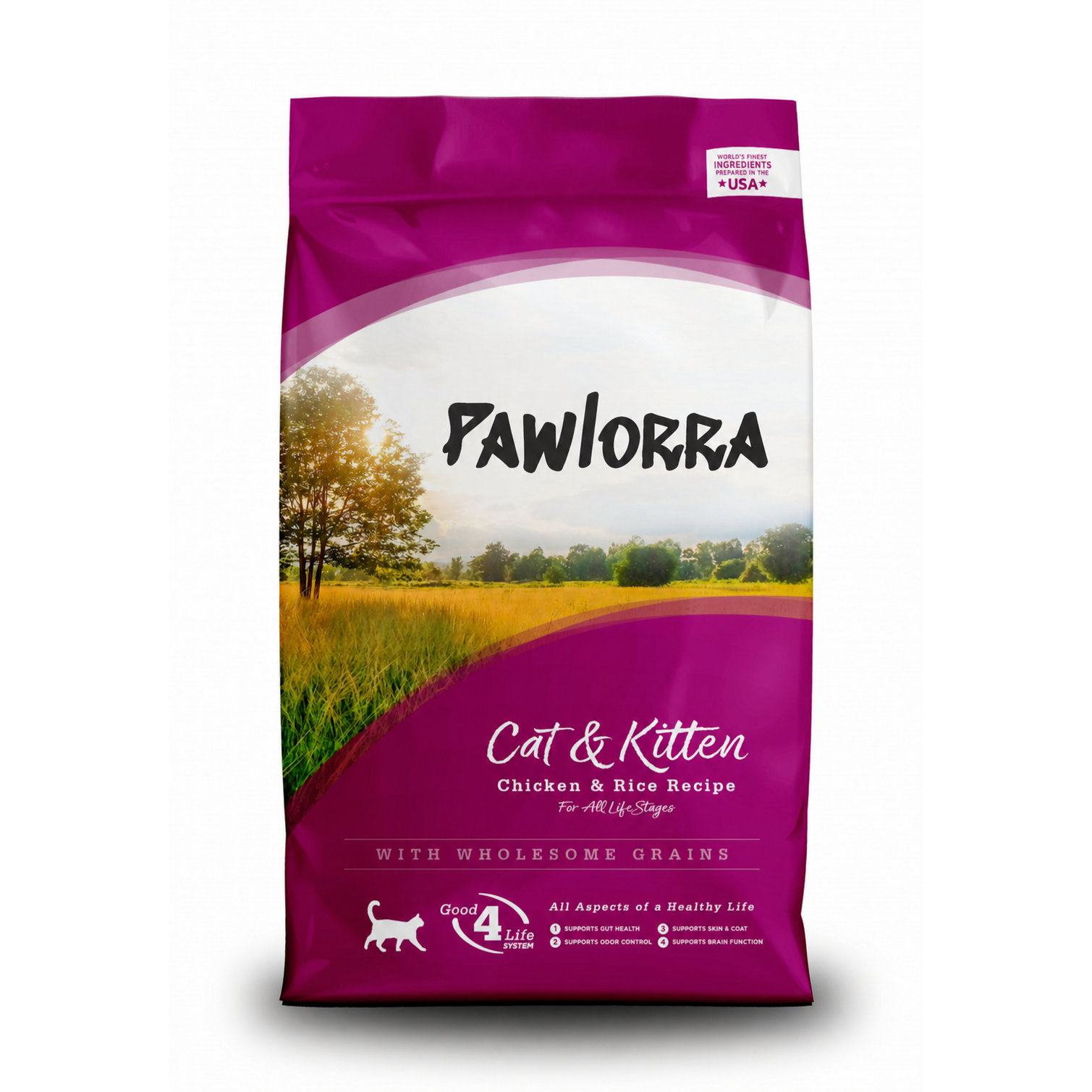 PAWLORRA Cat & Kitten Chicken & Rice Dry Cat Food - image 1