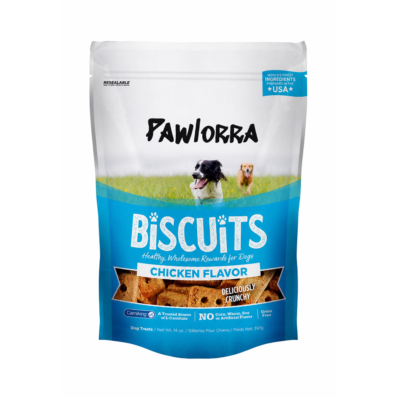 PAWLORRA Grain Free Chicken Biscuits Dog Treats - image 1